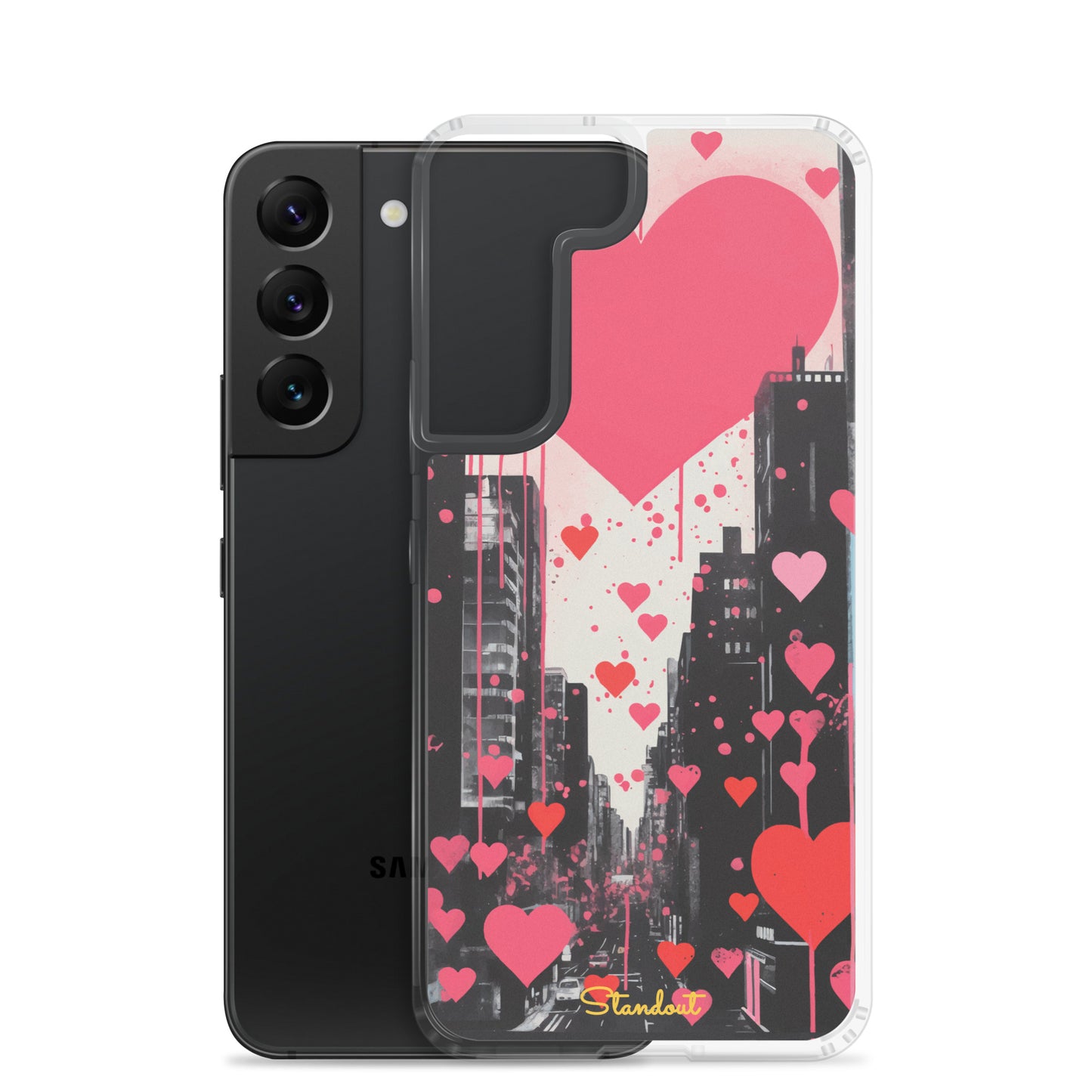 Hearts in the city Clear Case for Samsung®