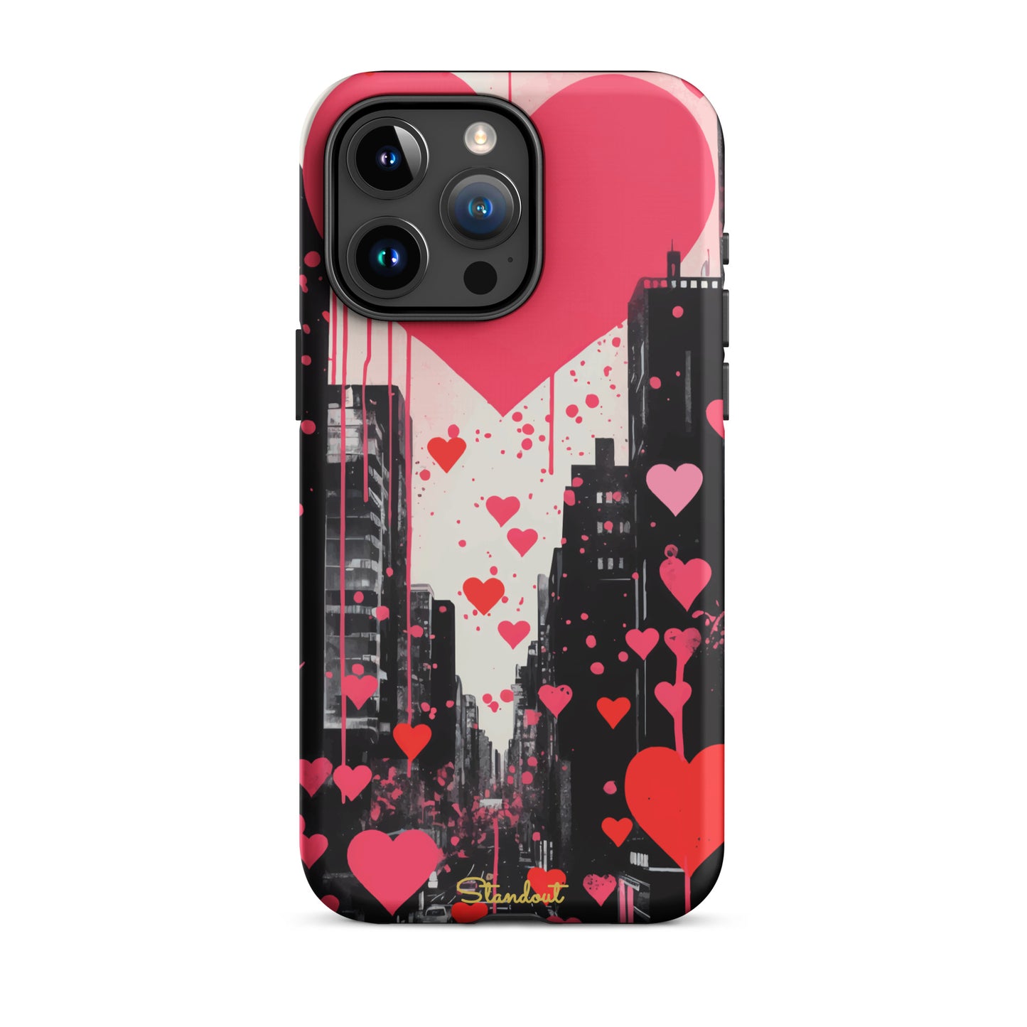 Hearts in the city Tough Case for iPhone®