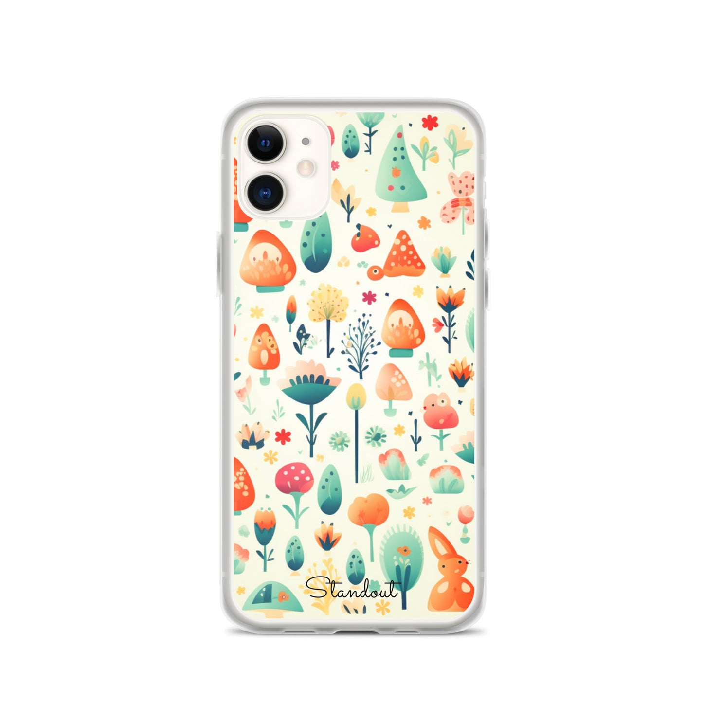 Cute Patterns Clear Case for iPhone® CCI013