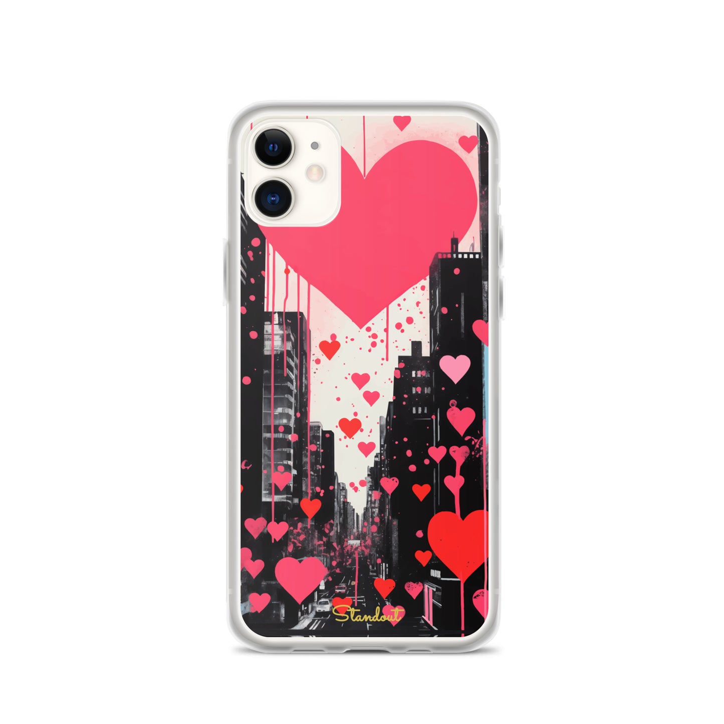 Hearts in the city Clear Case for iPhone®