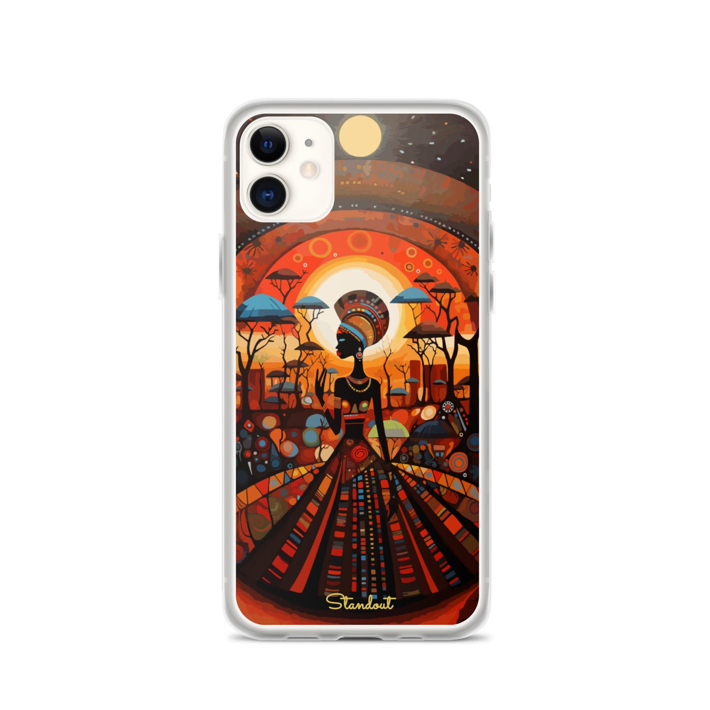 African Lady Clear Case for iPhone®