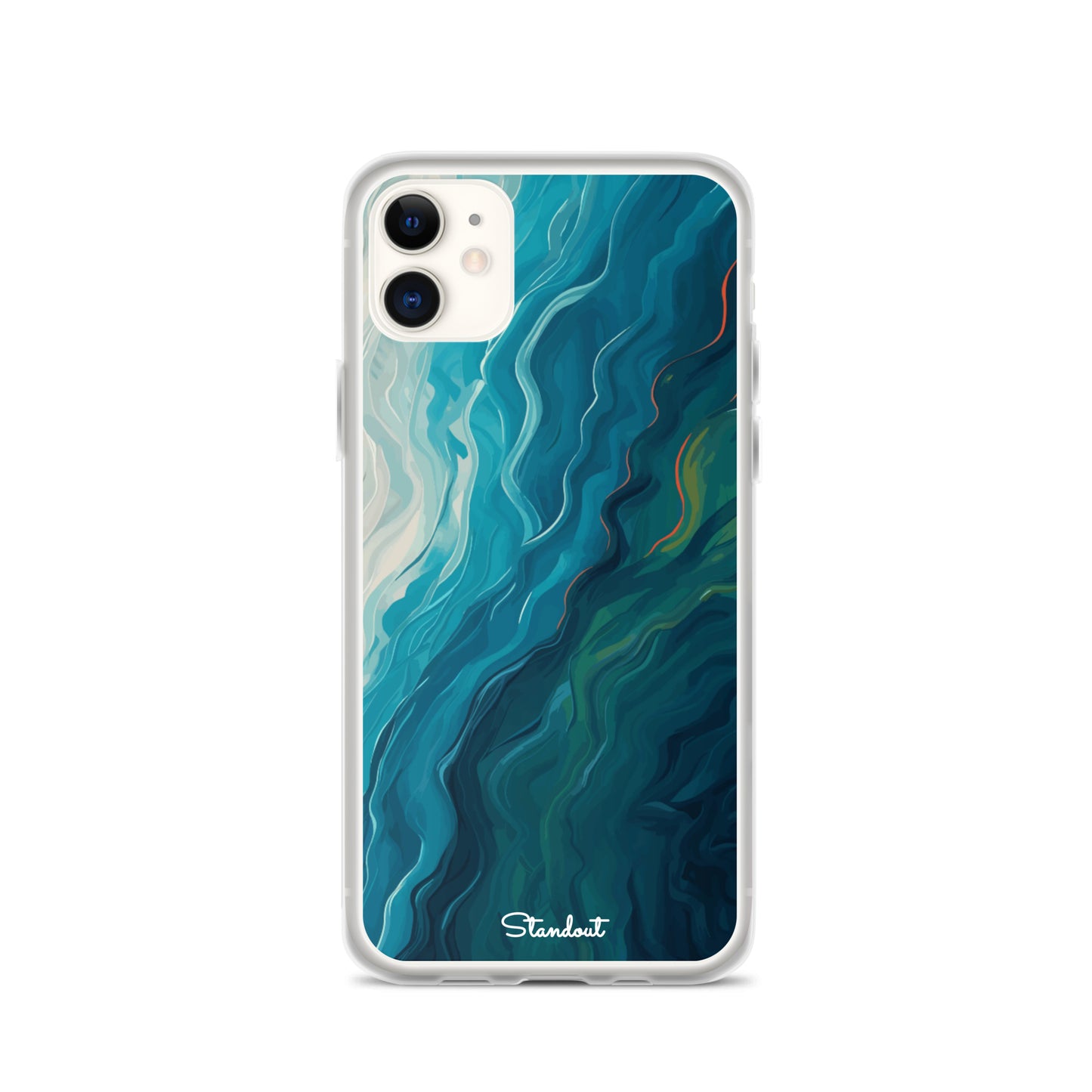 Liquid Blue Clear Case for iPhone®