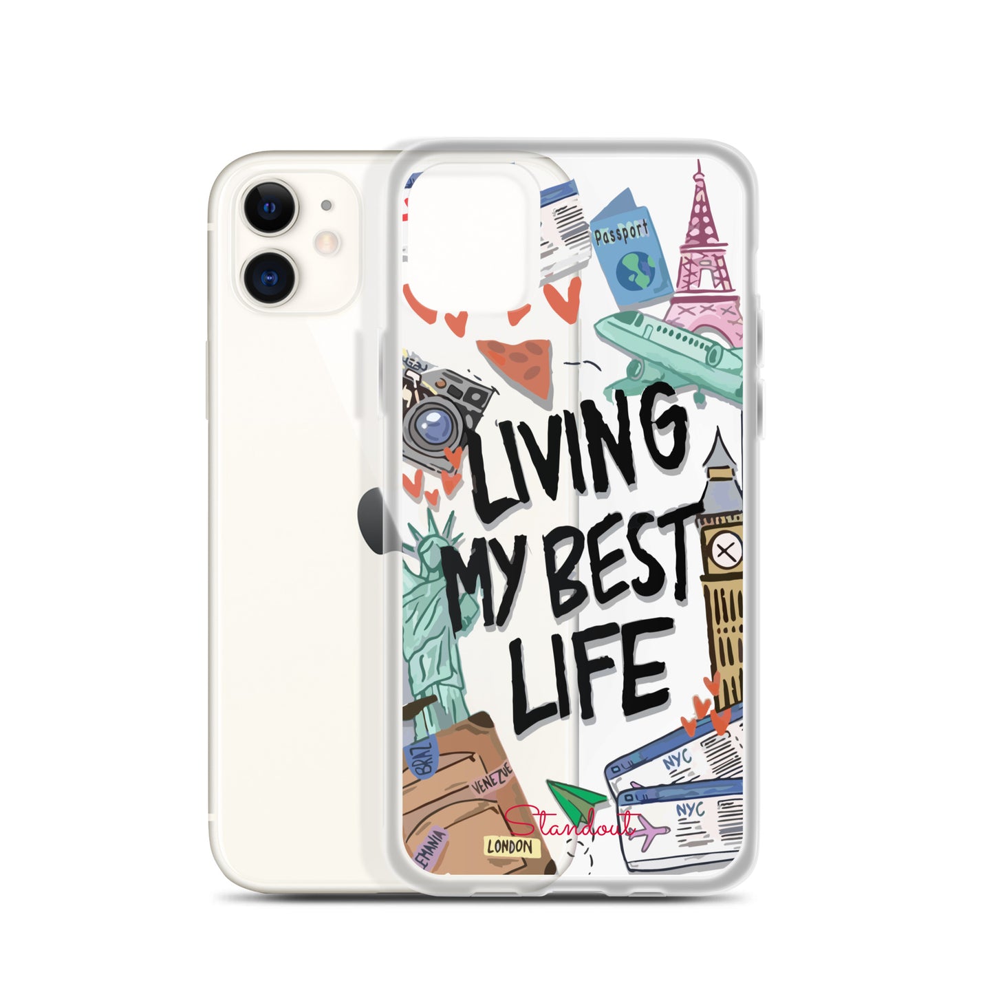 Living my Best Life Clear Case for iPhone® CCI073