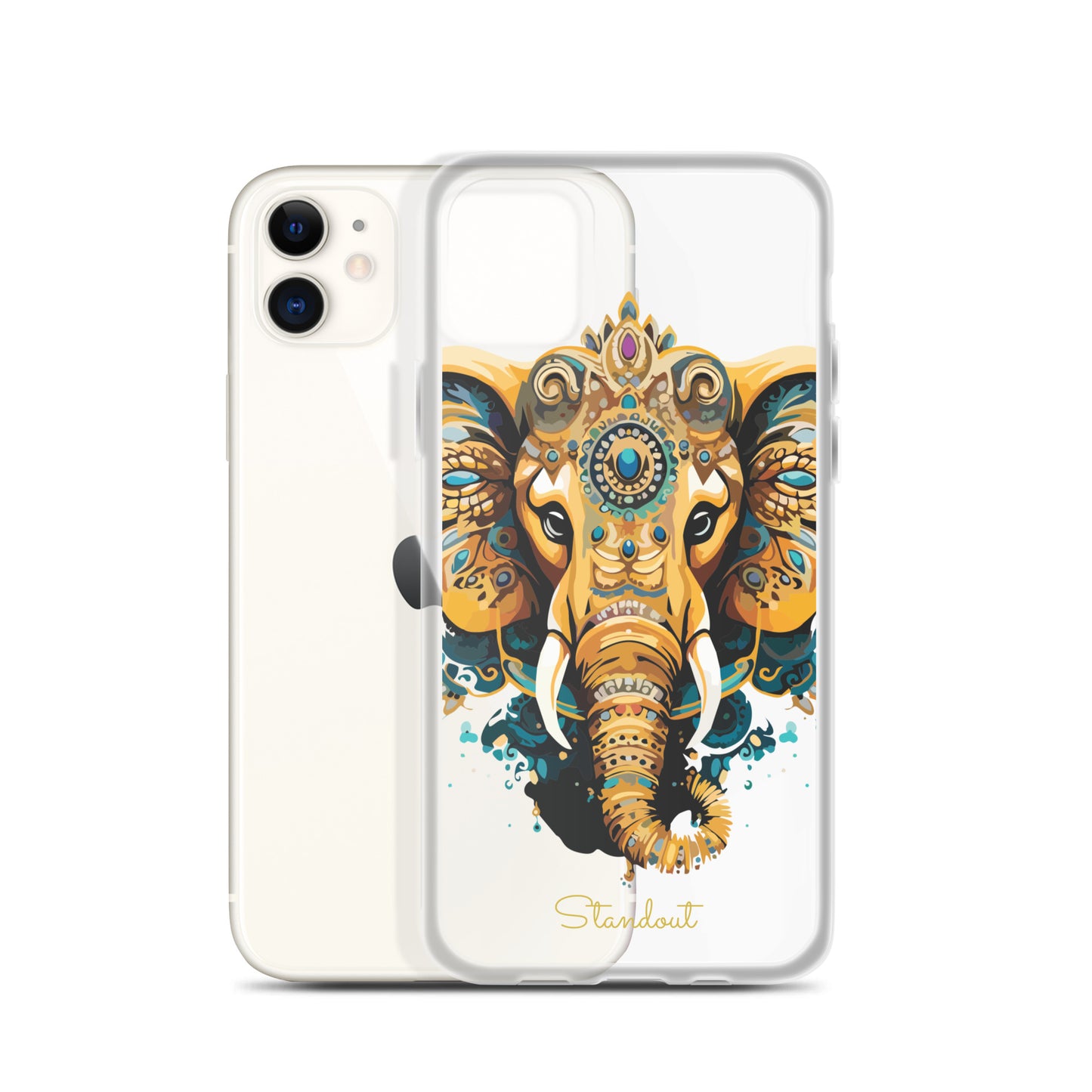 Beautiful Elephant Clear Case for iPhone® CCI077