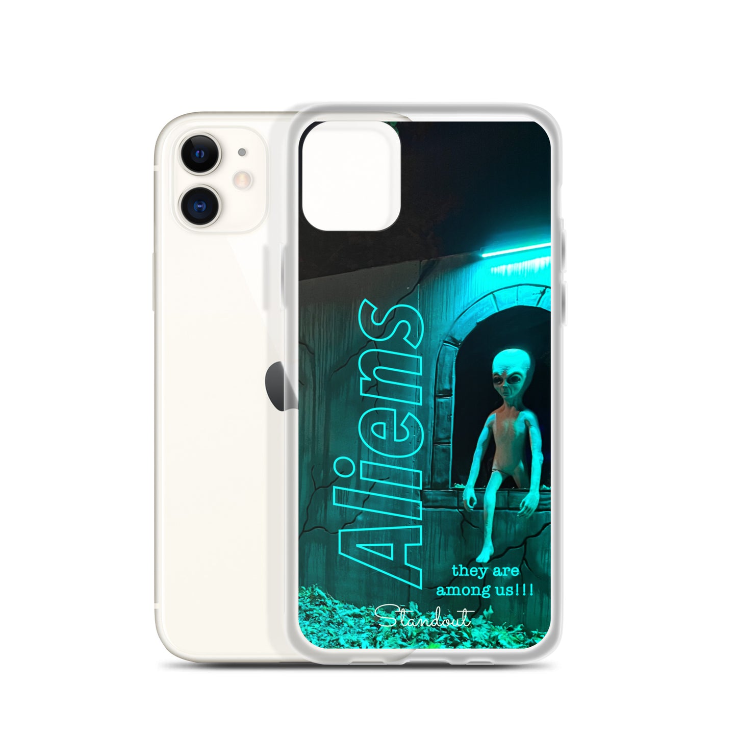 Aliens Clear Case for iPhone® CCI092