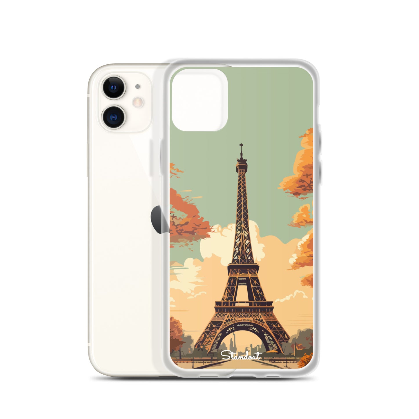 Eiffel Tower Clear Case for iPhone®