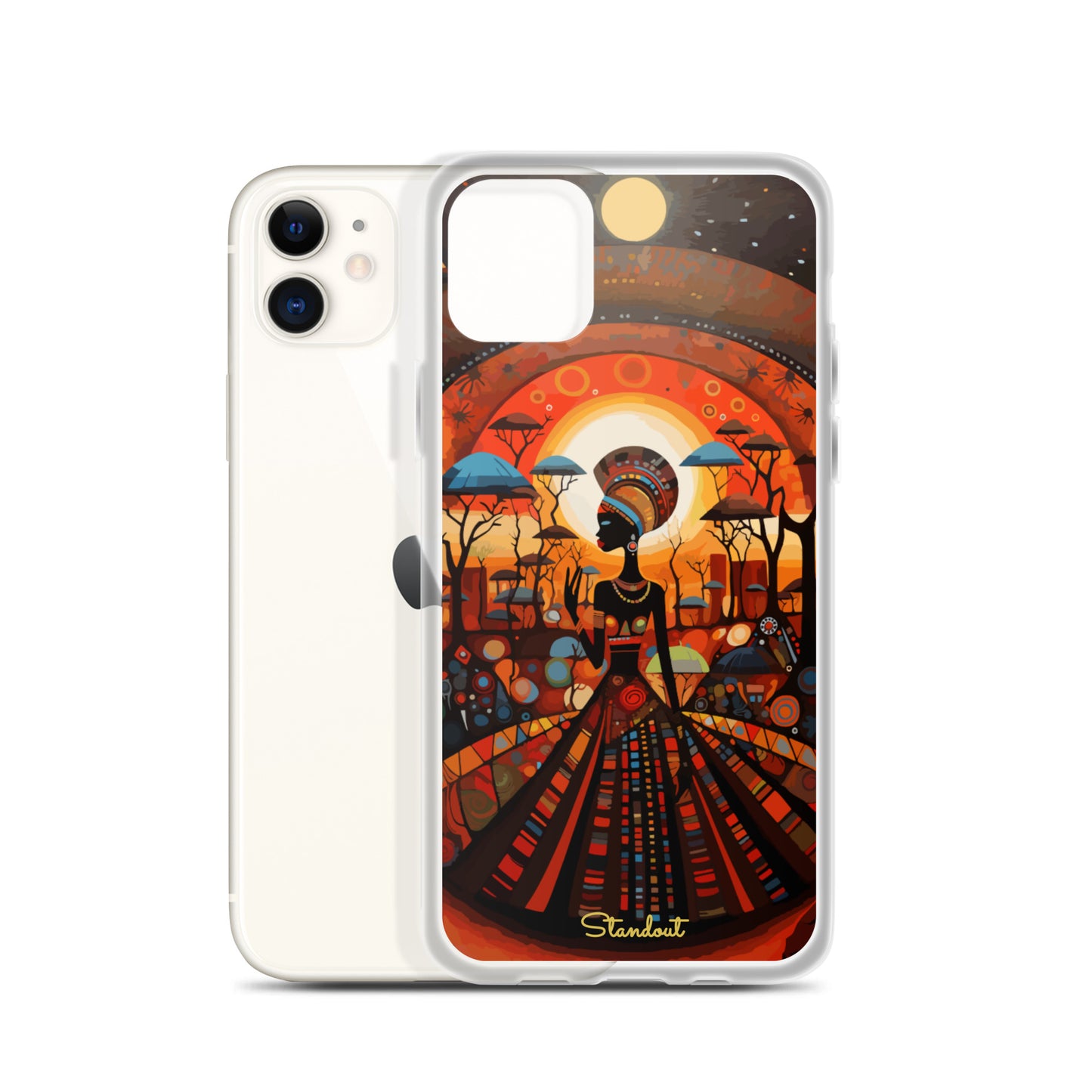 African Lady Clear Case for iPhone®