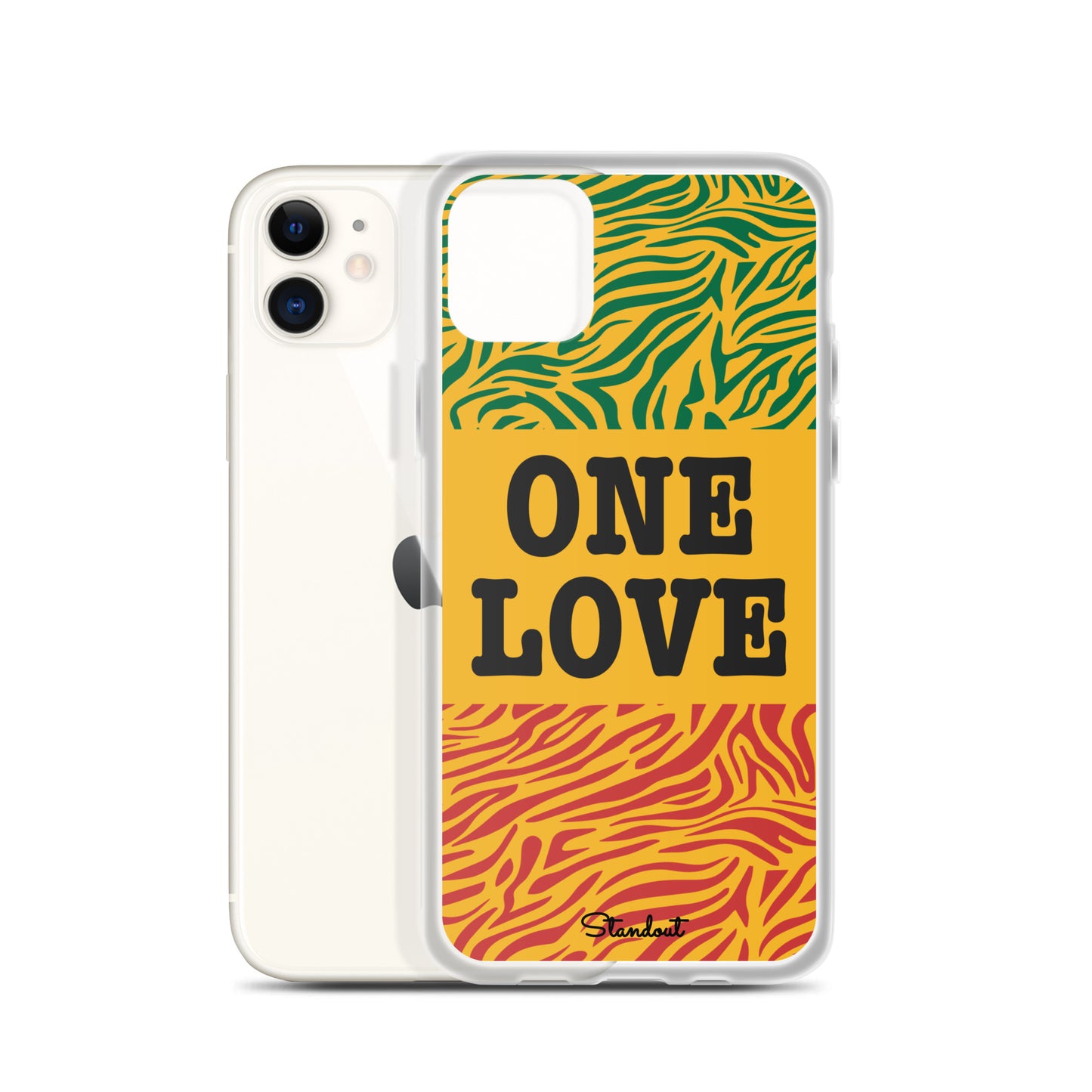 One Love Clear Case for iPhone®