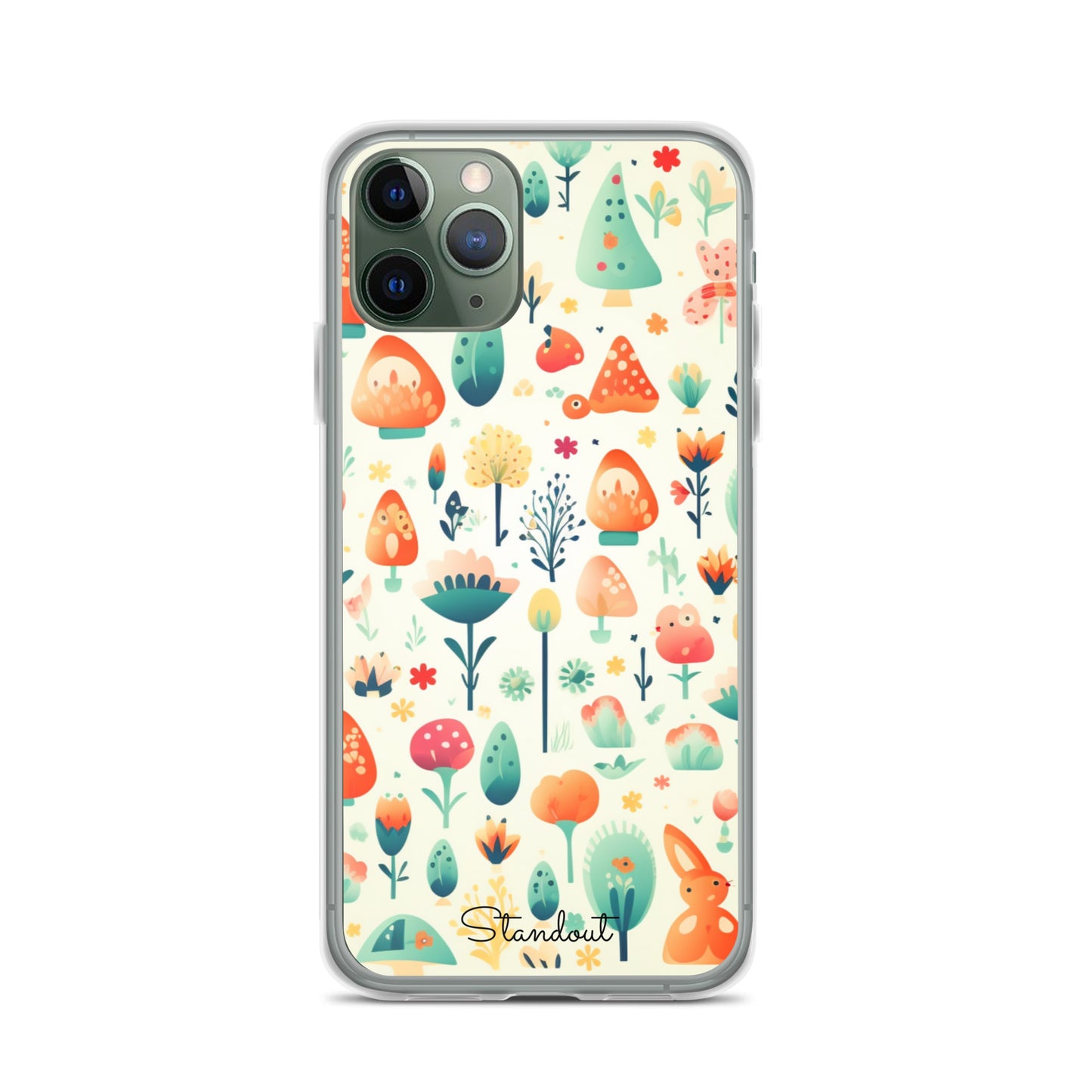 Cute Patterns Clear Case for iPhone® CCI013