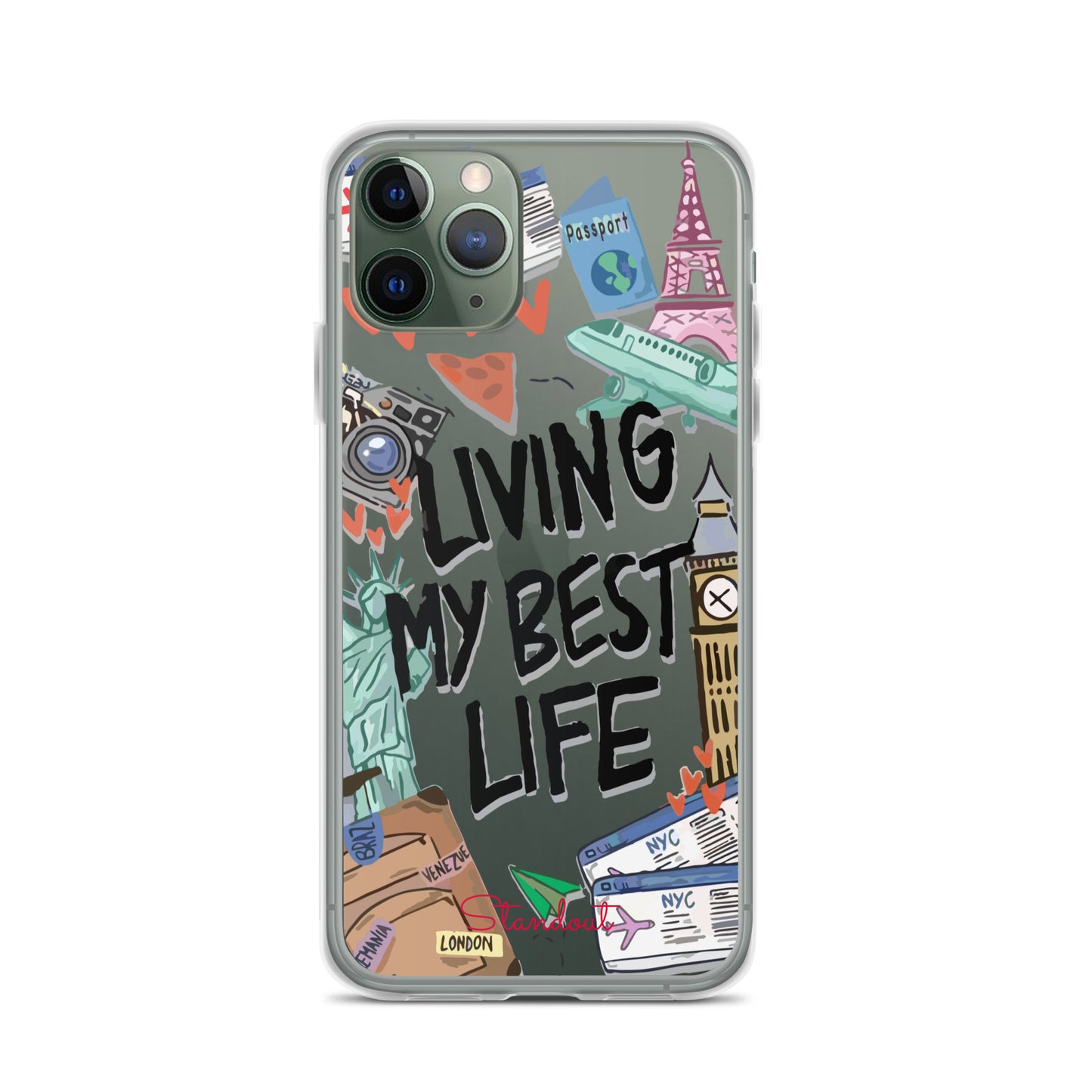 Living my Best Life Clear Case for iPhone® CCI073