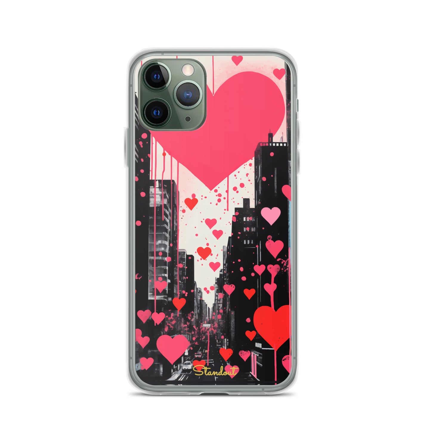 Hearts in the city Clear Case for iPhone®