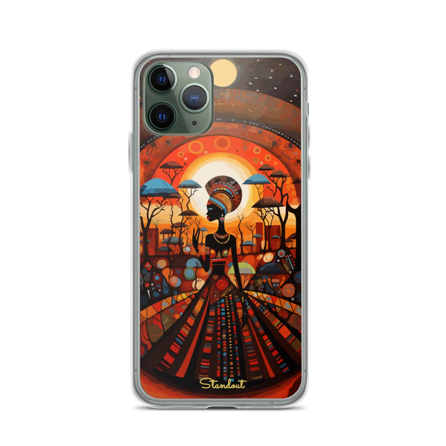 African Lady Clear Case for iPhone®