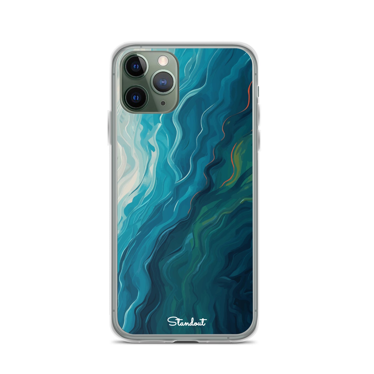 Liquid Blue Clear Case for iPhone®