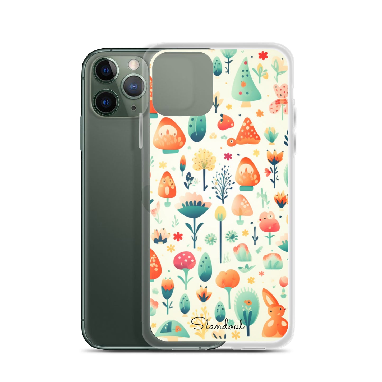 Cute Patterns Clear Case for iPhone® CCI013