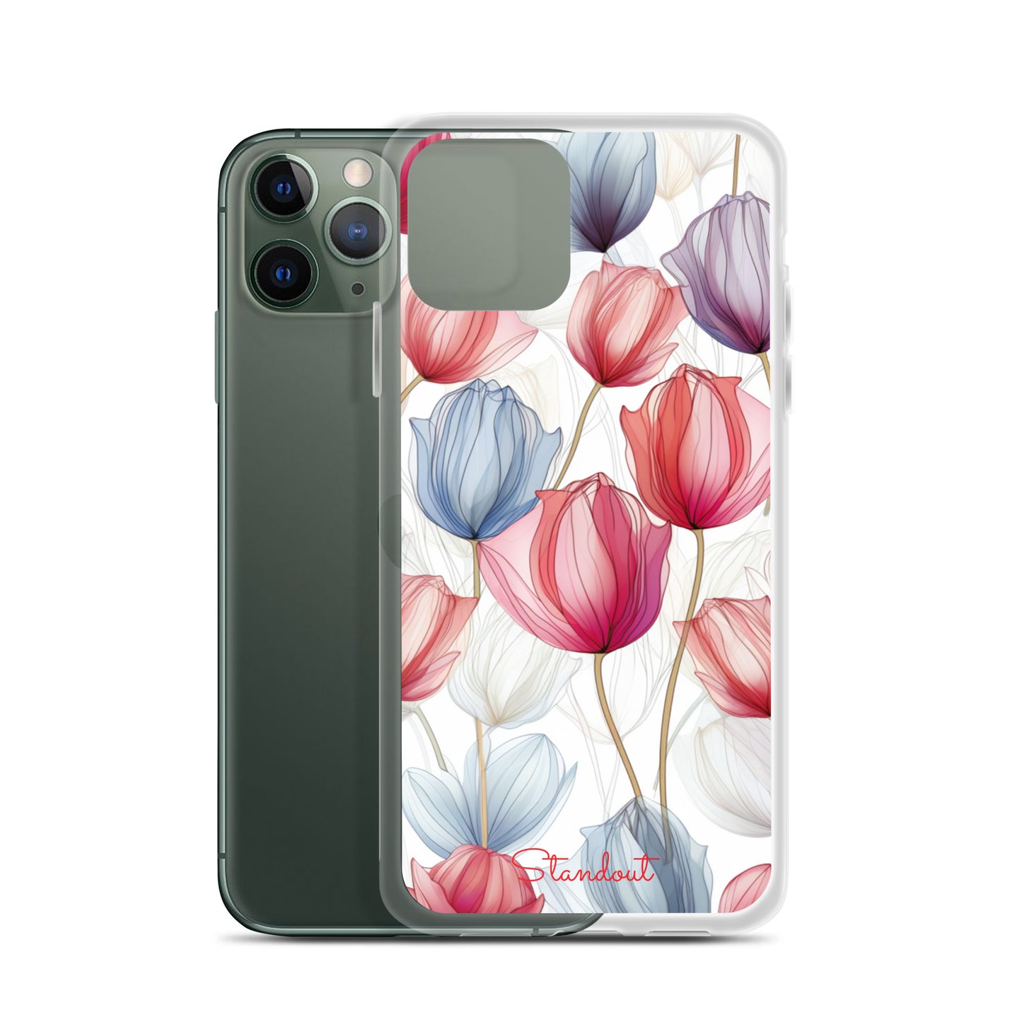 Flowers Tulip Clear Case for iPhone® CCI031