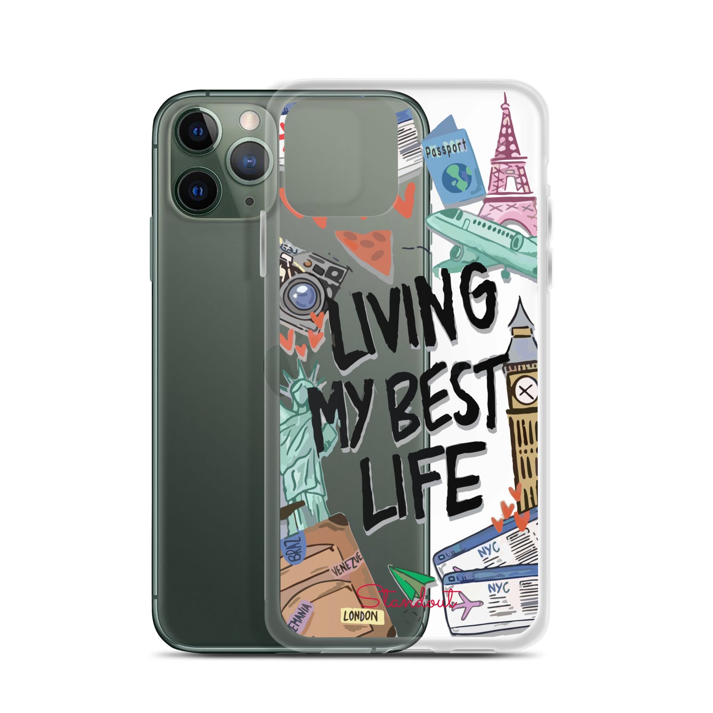 Living my Best Life Clear Case for iPhone® CCI073