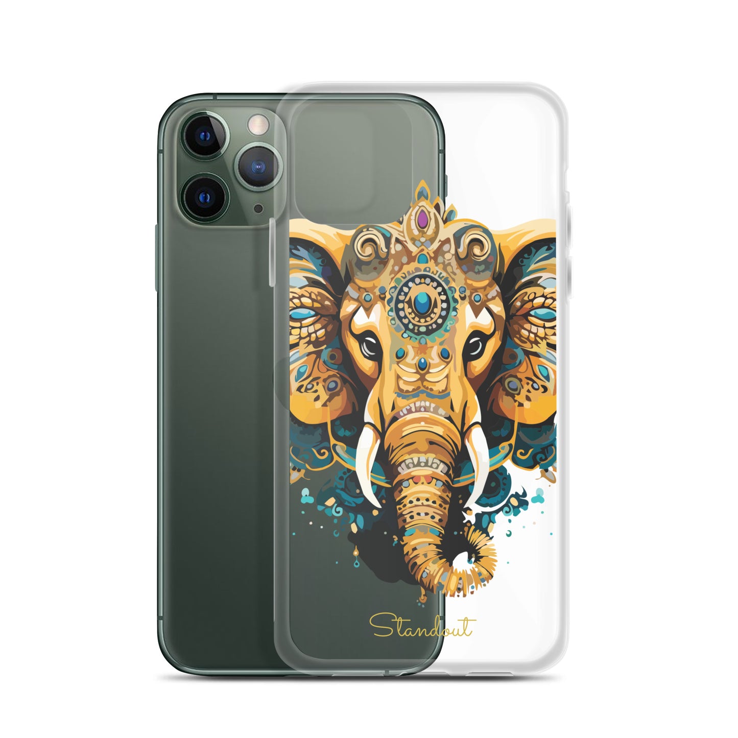 Beautiful Elephant Clear Case for iPhone® CCI077