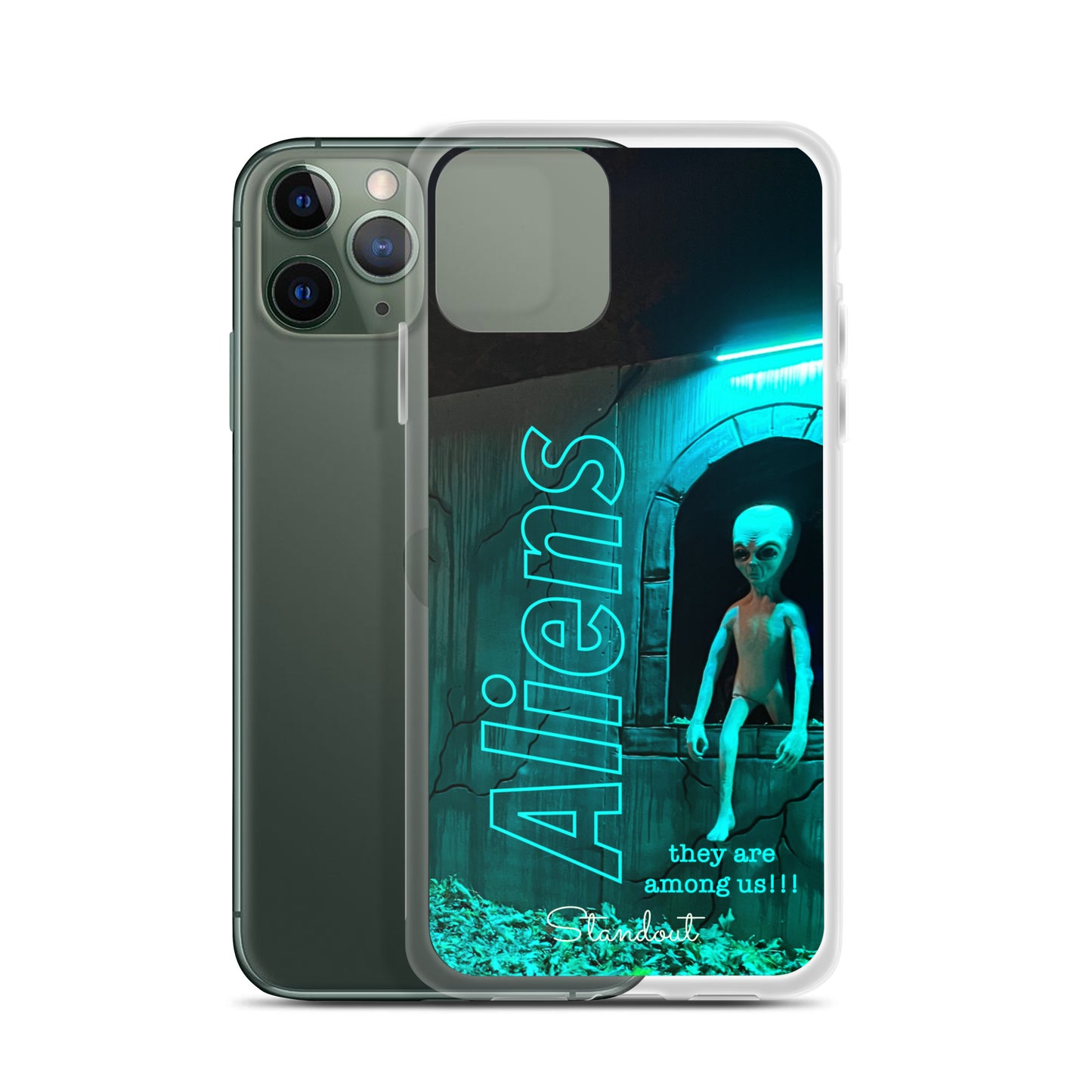 Aliens Clear Case for iPhone® CCI092