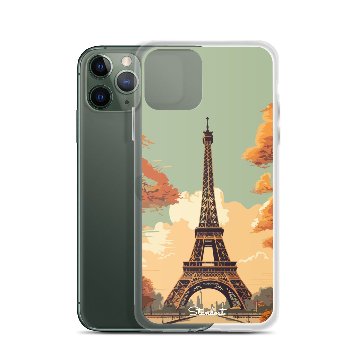 Eiffel Tower Clear Case for iPhone®