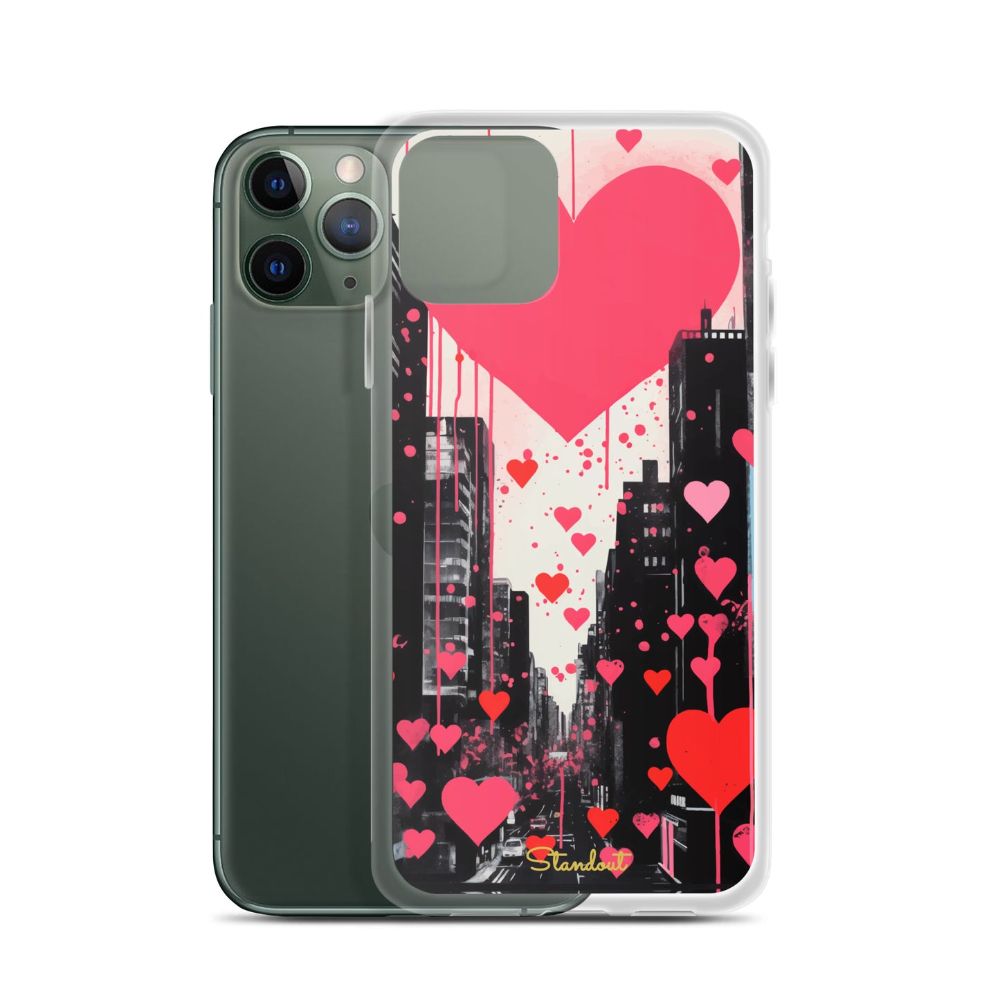 Hearts in the city Clear Case for iPhone®