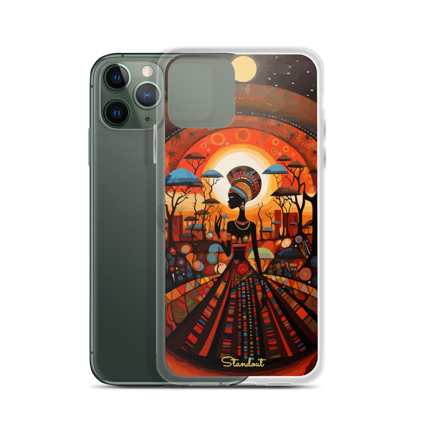 African Lady Clear Case for iPhone®