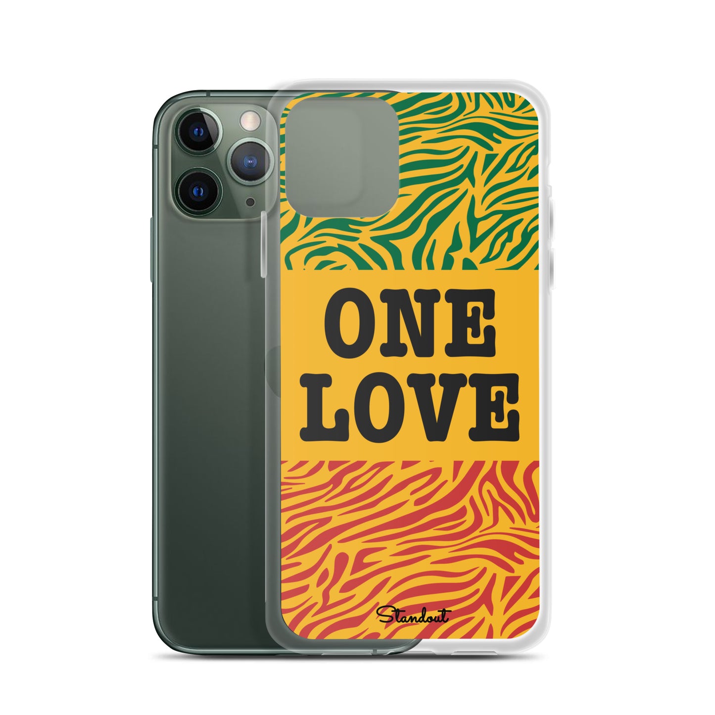 One Love Clear Case for iPhone®