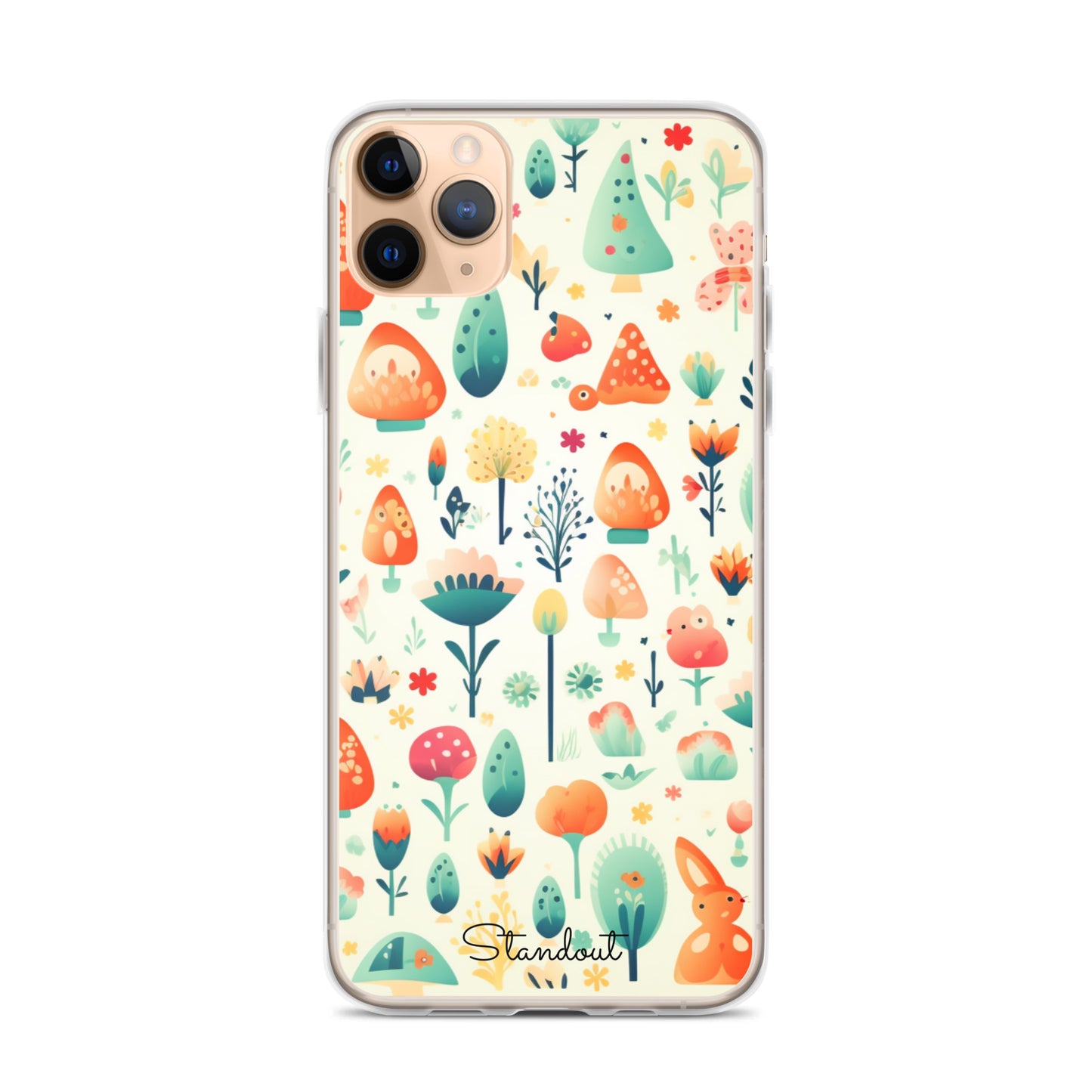 Cute Patterns Clear Case for iPhone® CCI013