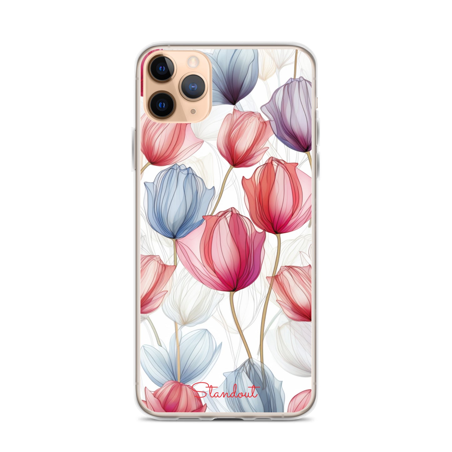 Flowers Tulip Clear Case for iPhone® CCI031