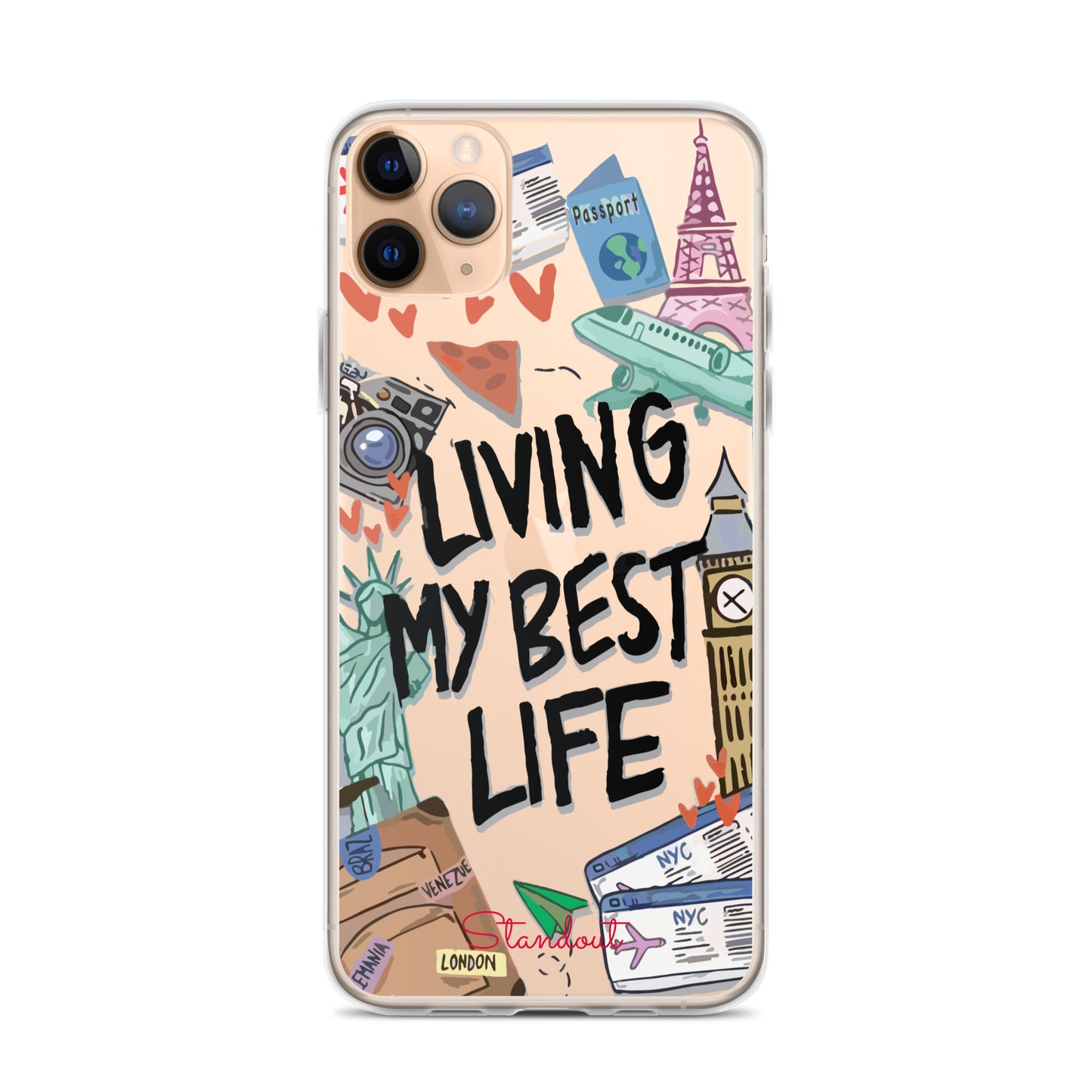 Living my Best Life Clear Case for iPhone® CCI073