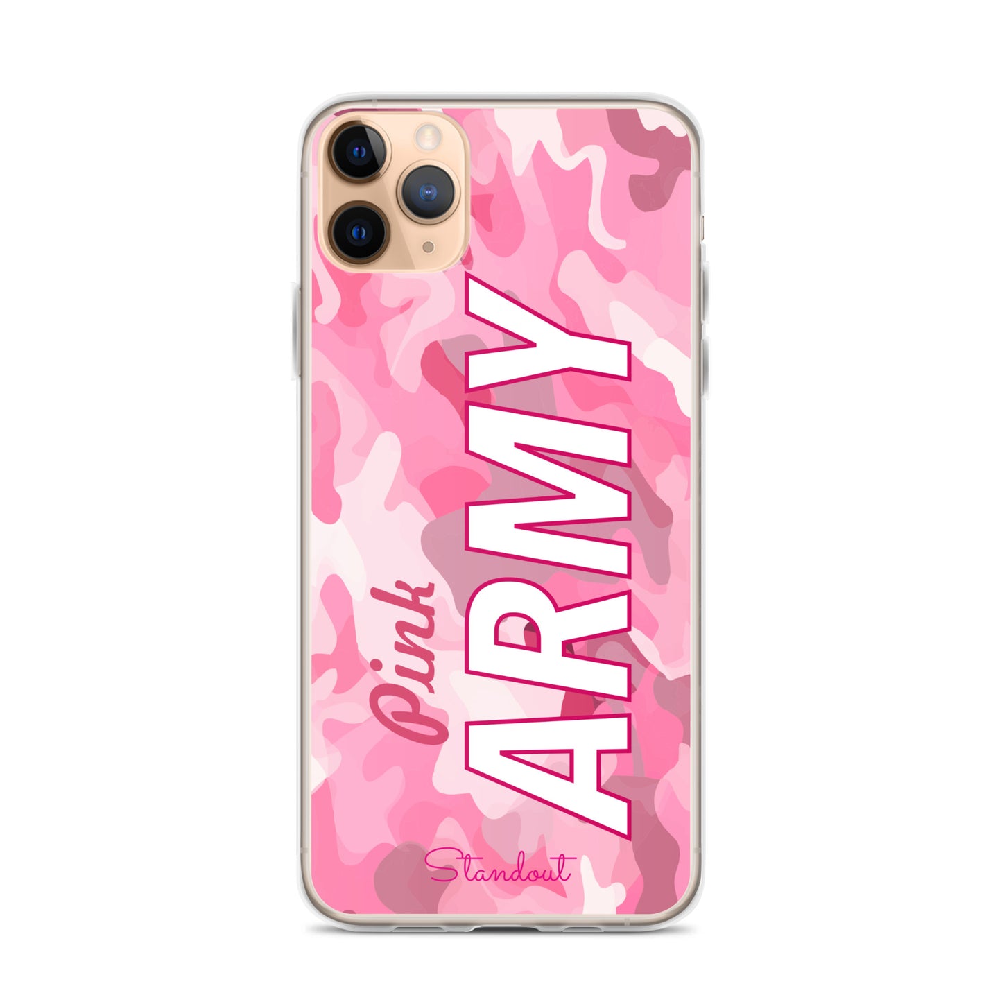 Pink Army Clear Case for iPhone® CCI089