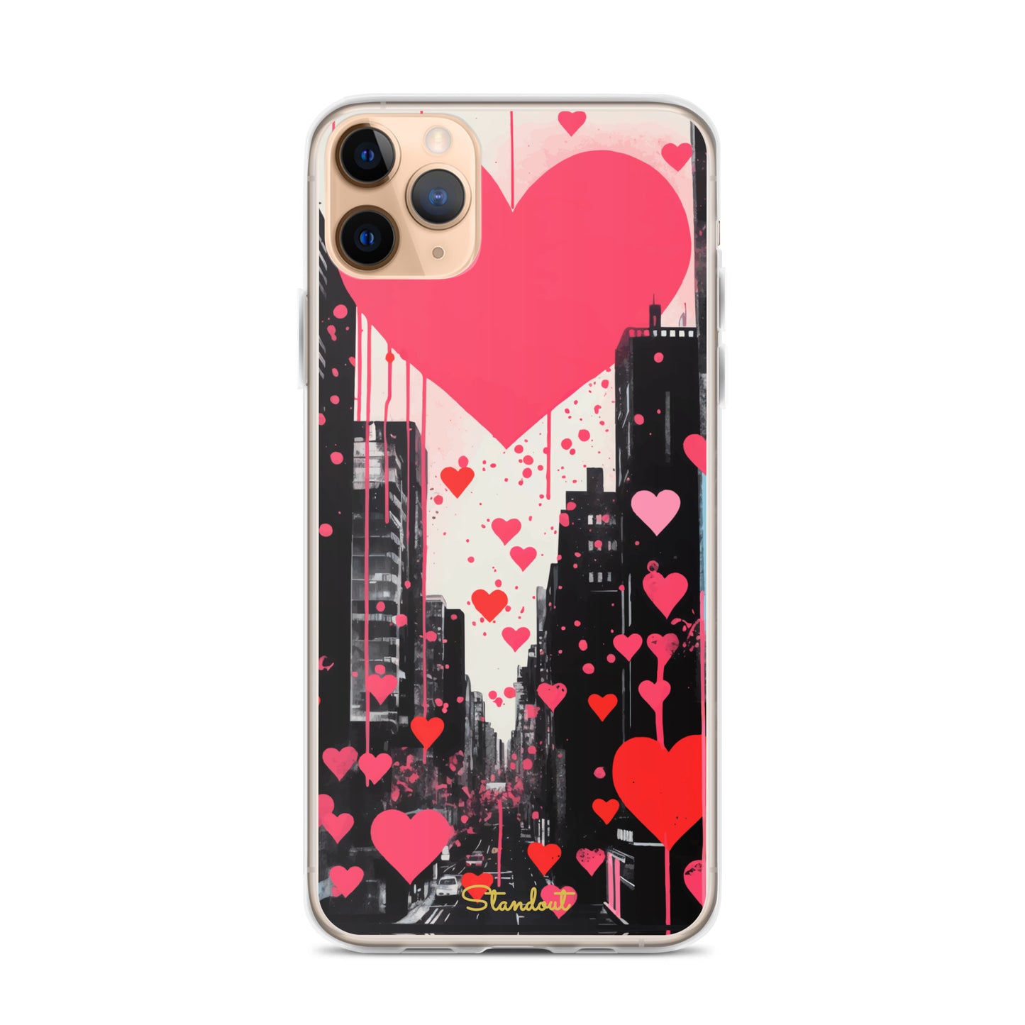 Hearts in the city Clear Case for iPhone®