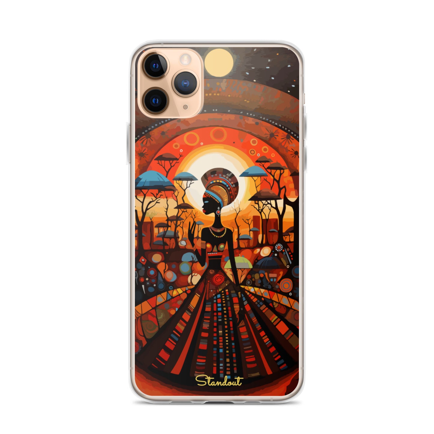 African Lady Clear Case for iPhone®