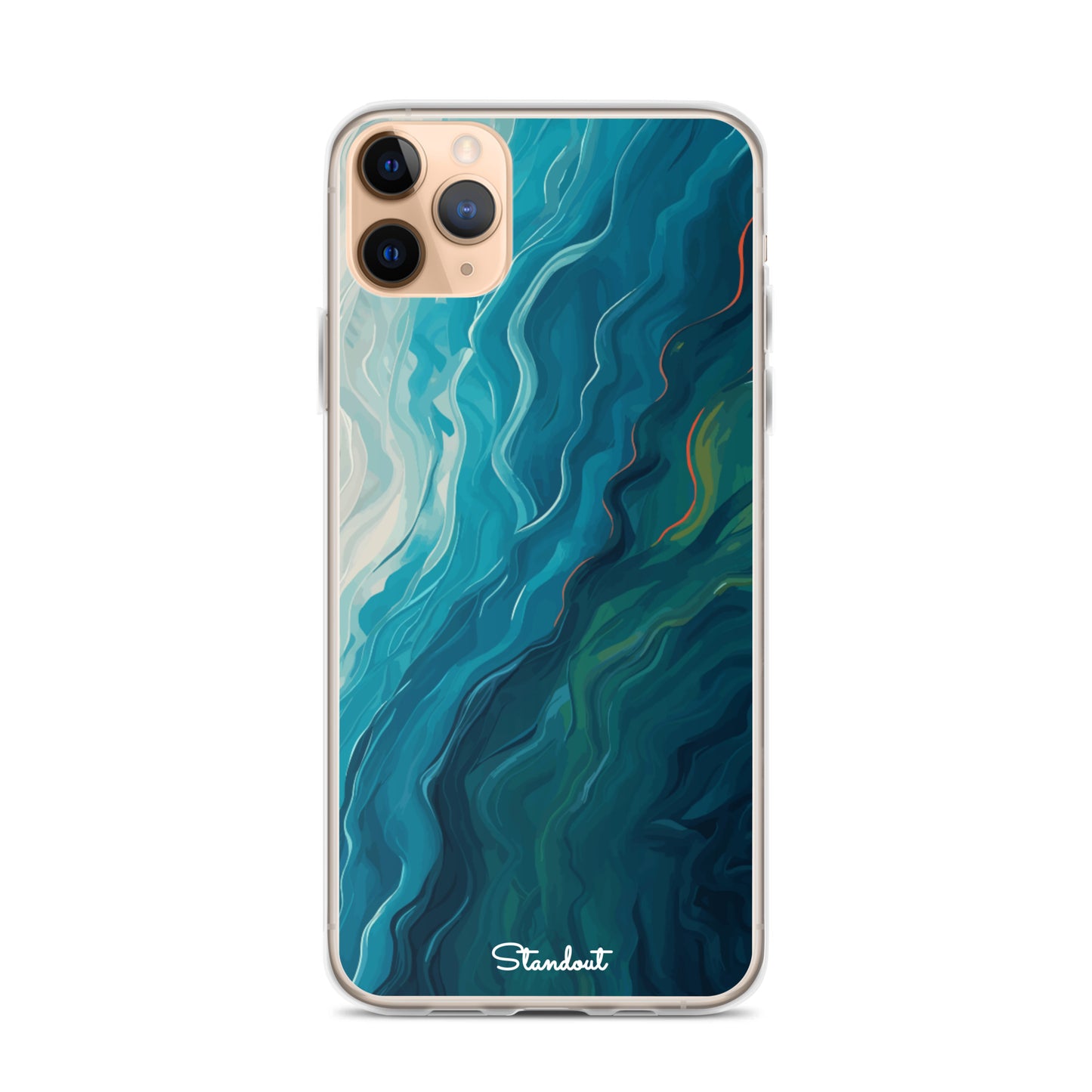 Liquid Blue Clear Case for iPhone®