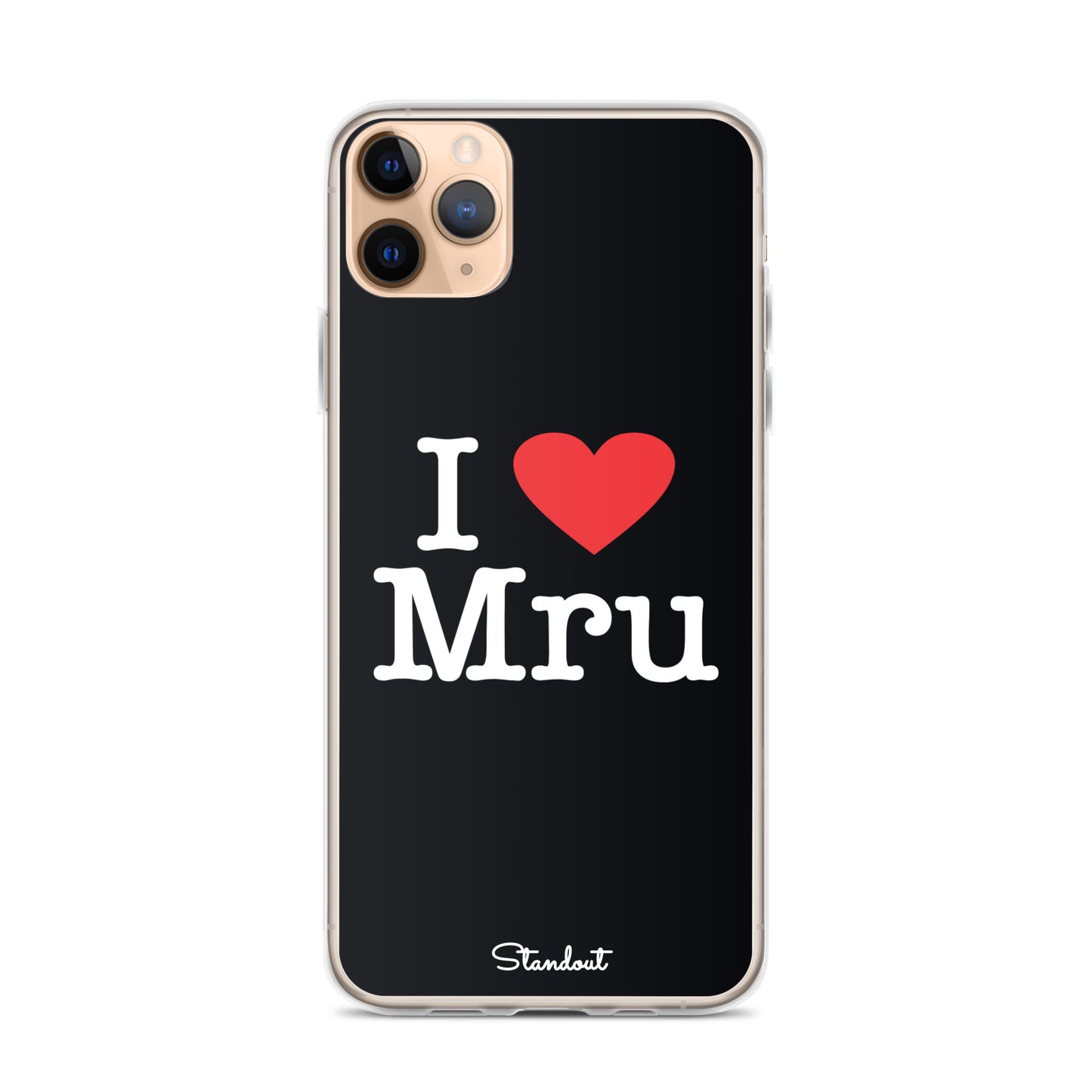 I love Mru original Clear Case for iPhone®