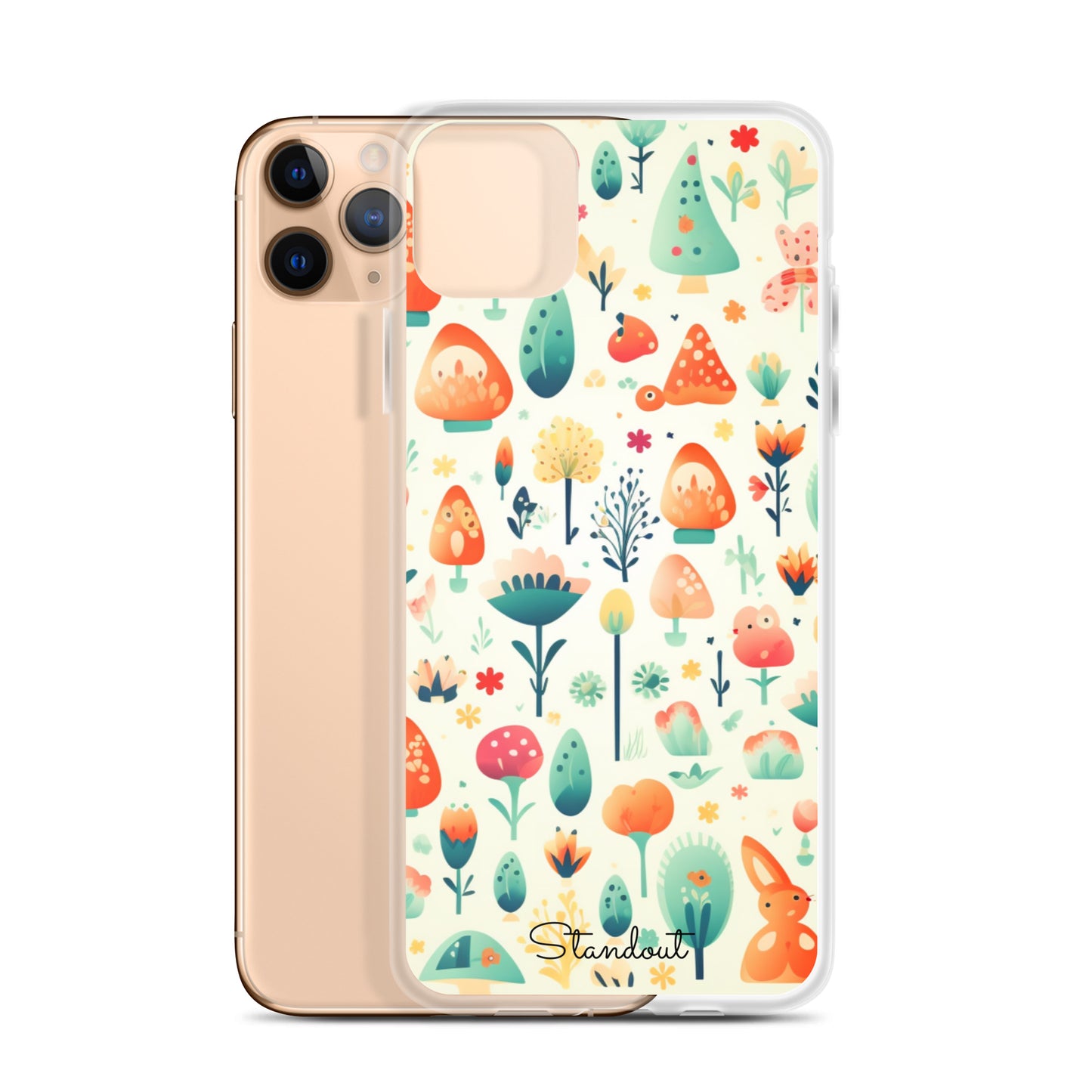 Cute Patterns Clear Case for iPhone® CCI013