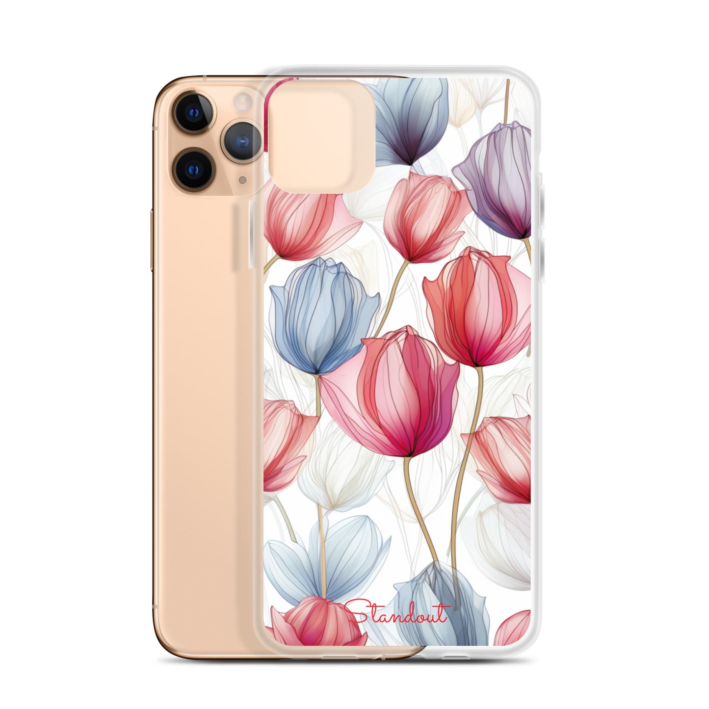 Flowers Tulip Clear Case for iPhone® CCI031