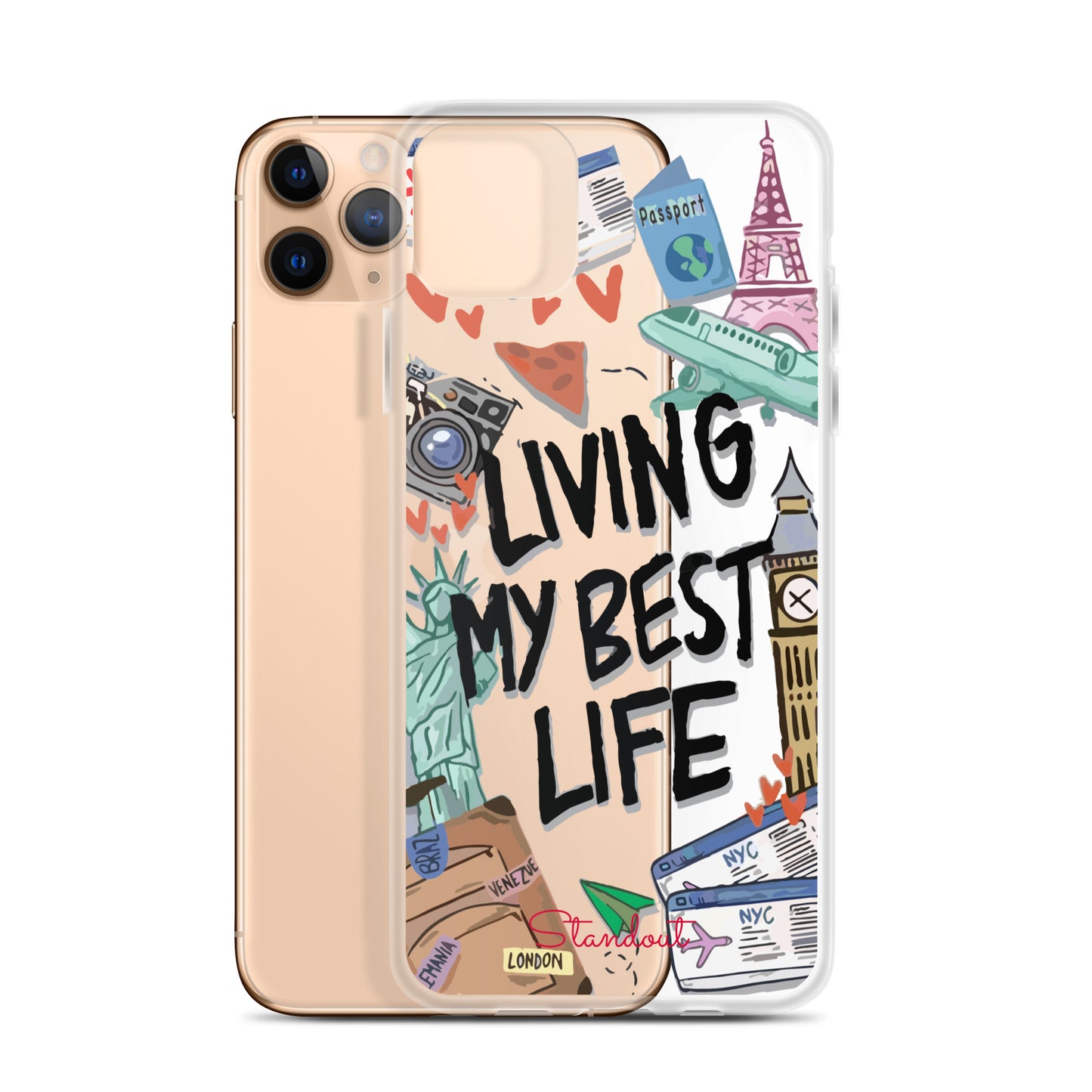 Living my Best Life Clear Case for iPhone® CCI073