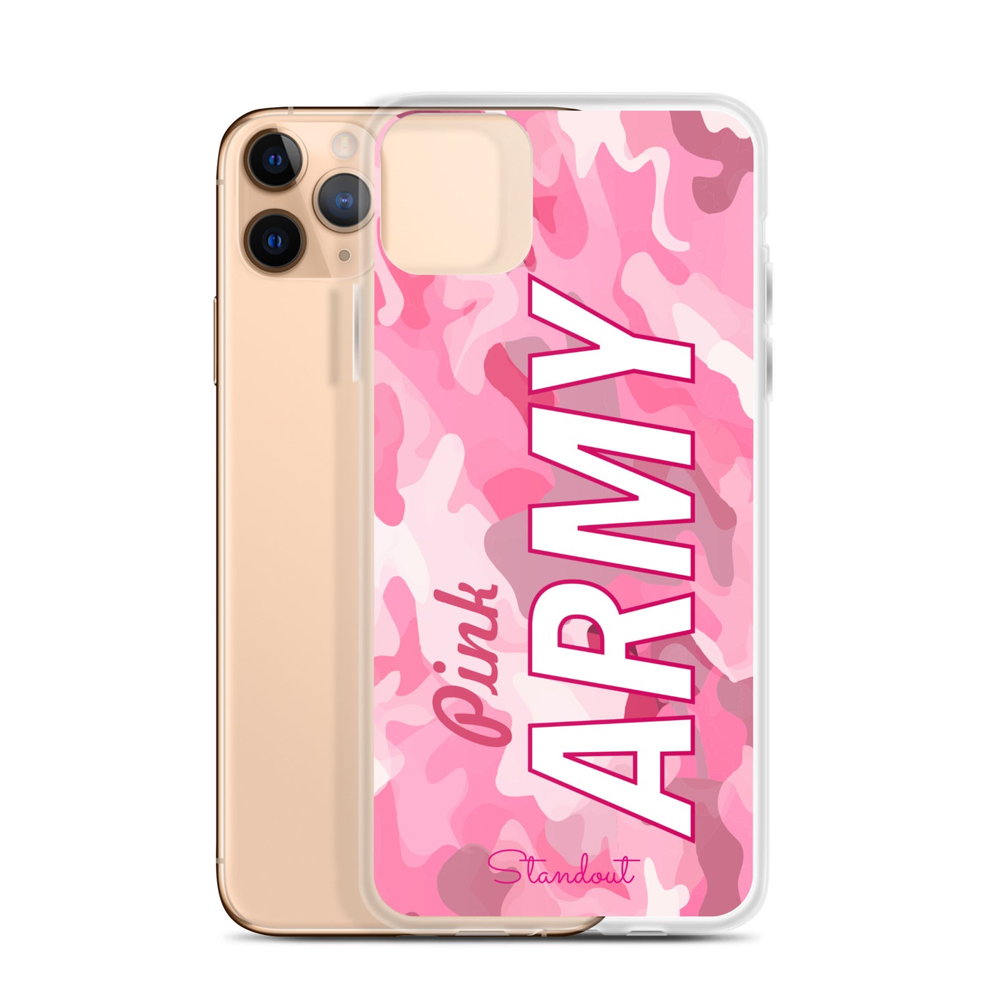 Pink Army Clear Case for iPhone® CCI089