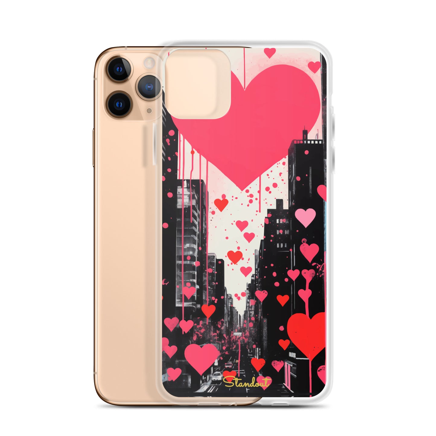 Hearts in the city Clear Case for iPhone®