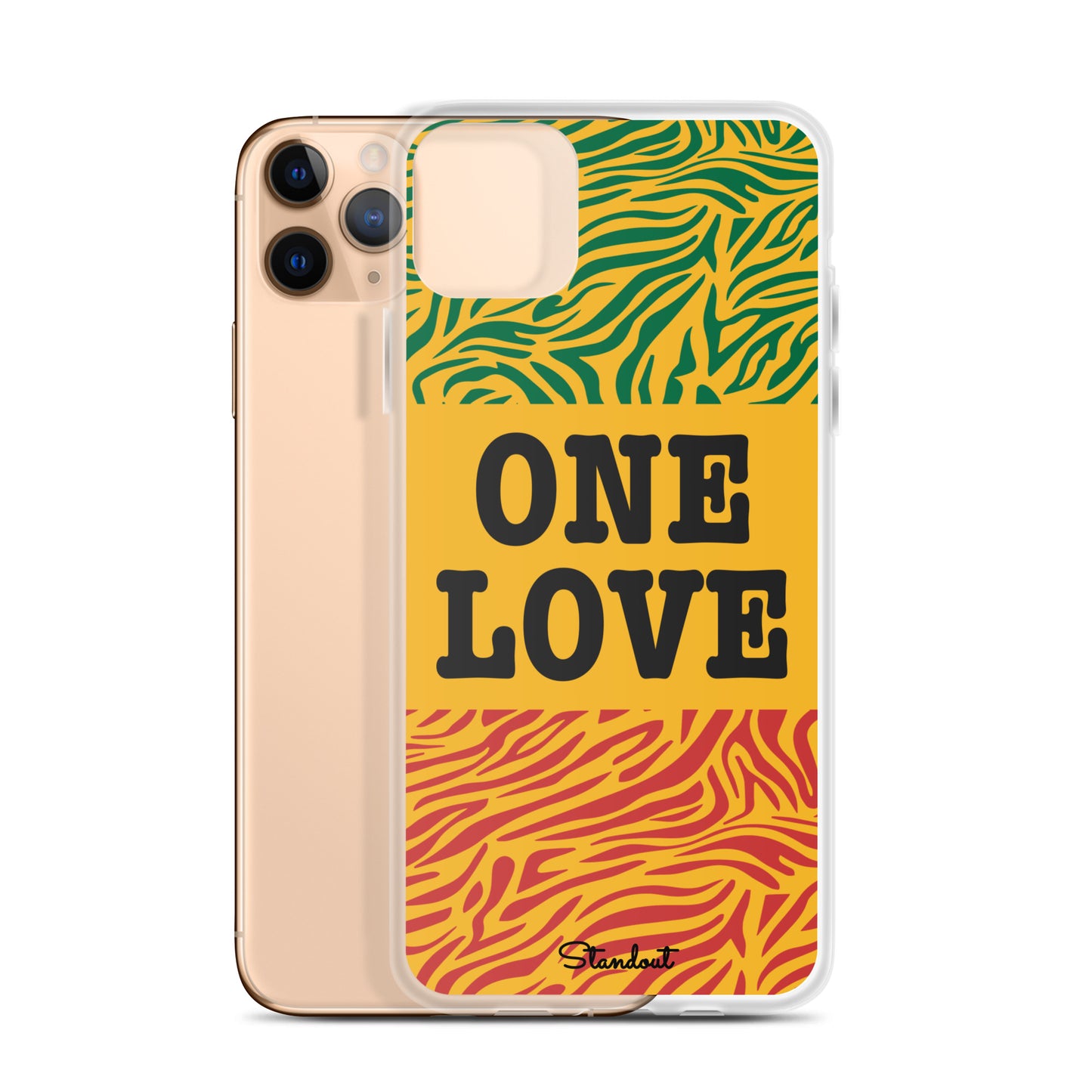 One Love Clear Case for iPhone®