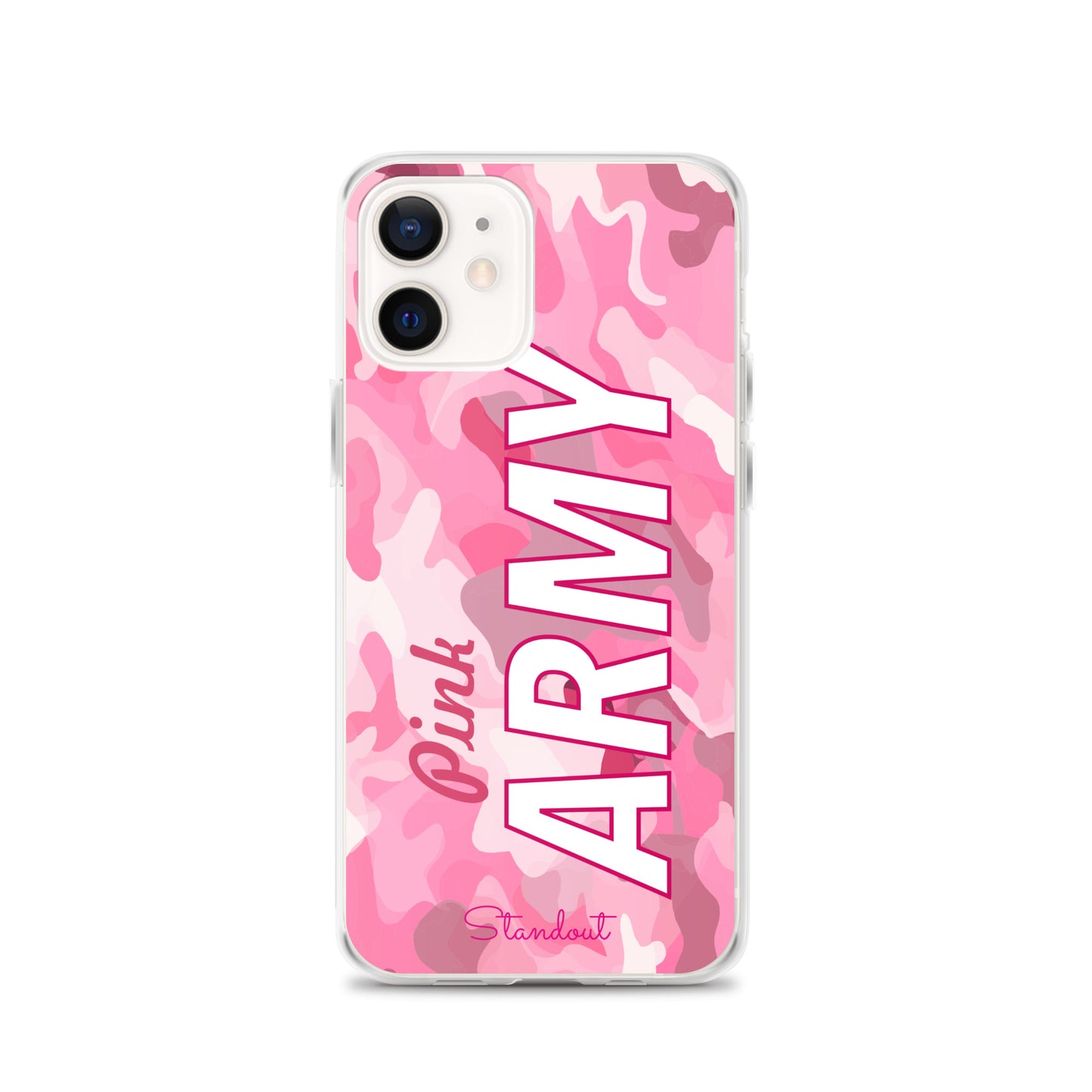 Pink Army Clear Case for iPhone® CCI089