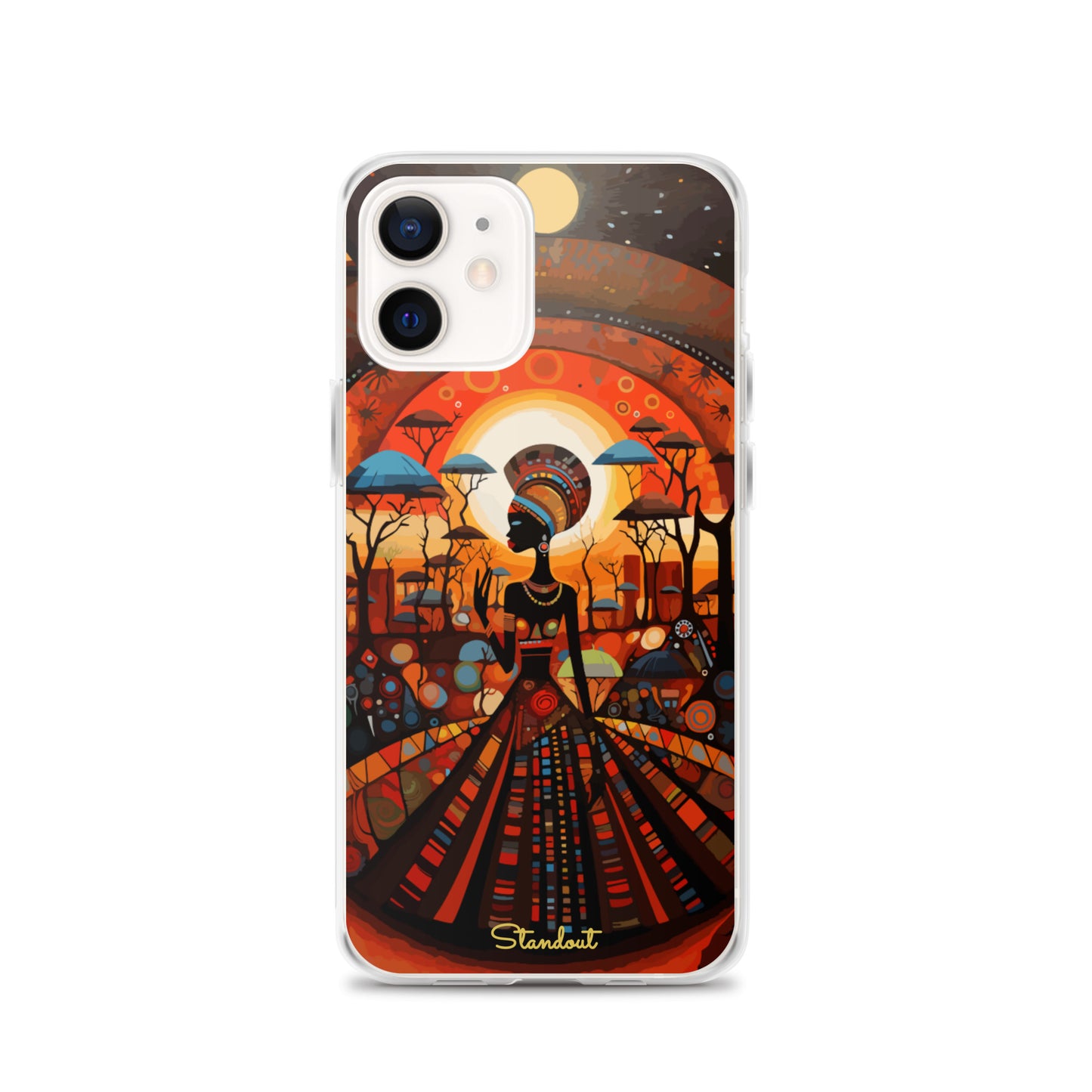 African Lady Clear Case for iPhone®