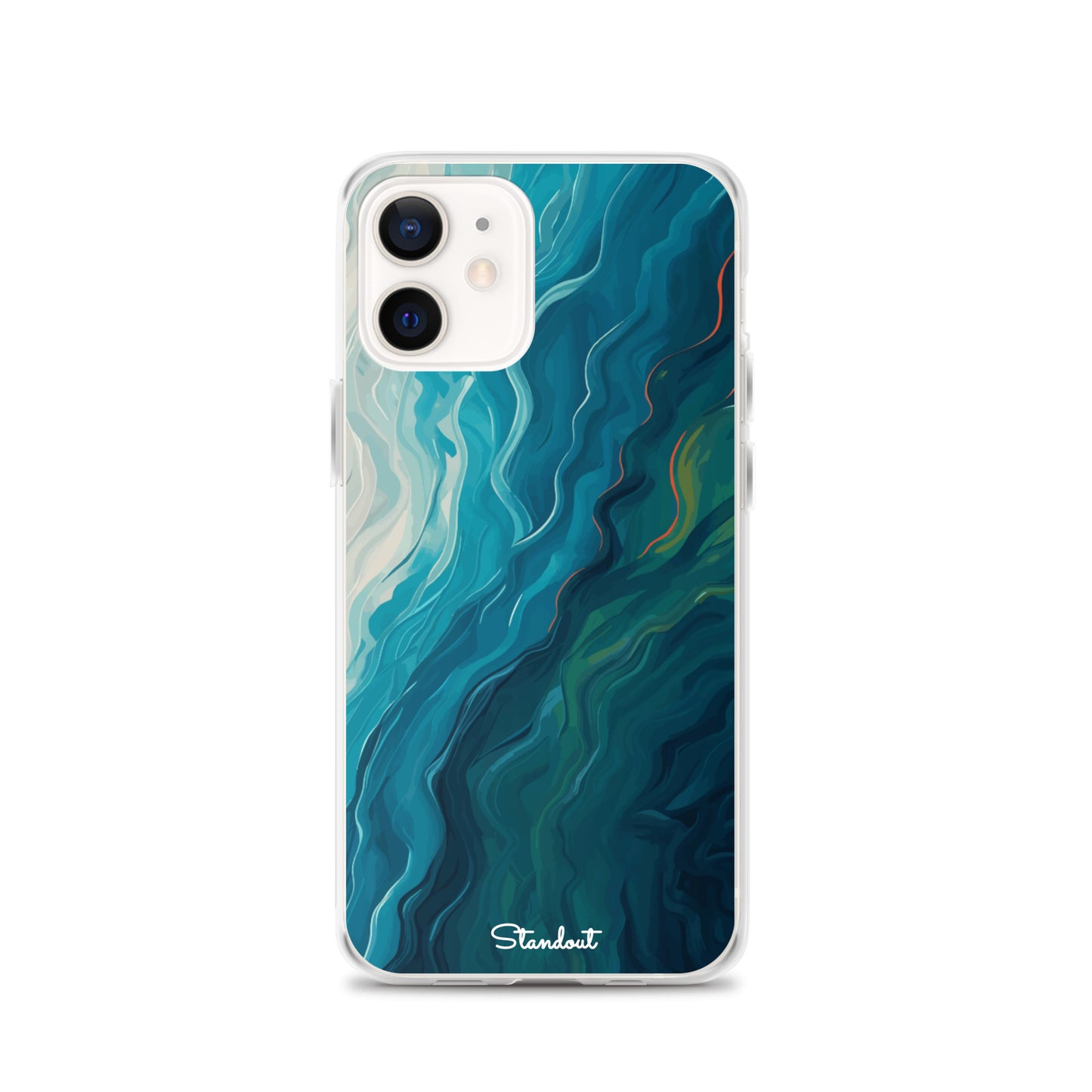 Liquid Blue Clear Case for iPhone®