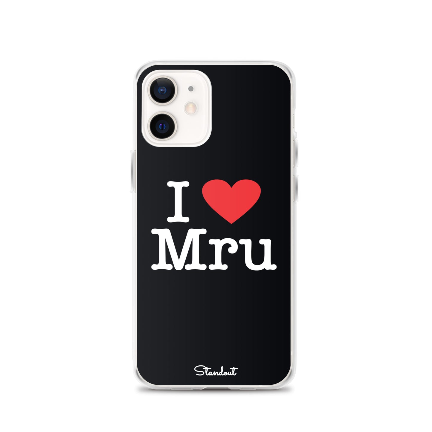 I love Mru original Clear Case for iPhone®