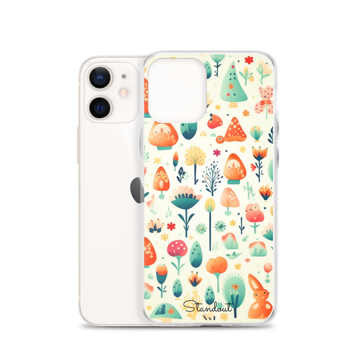 Cute Patterns Clear Case for iPhone® CCI013