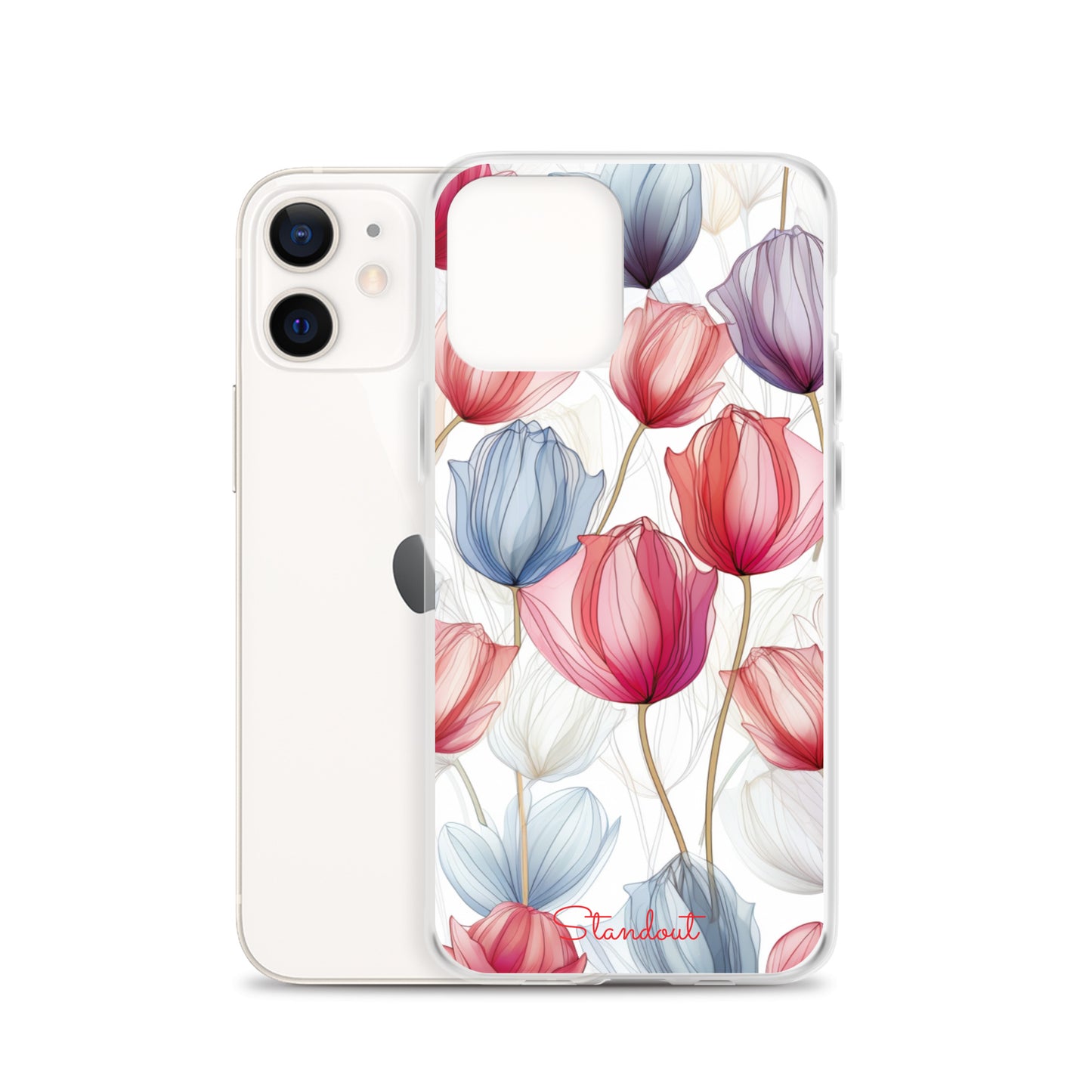 Flowers Tulip Clear Case for iPhone® CCI031