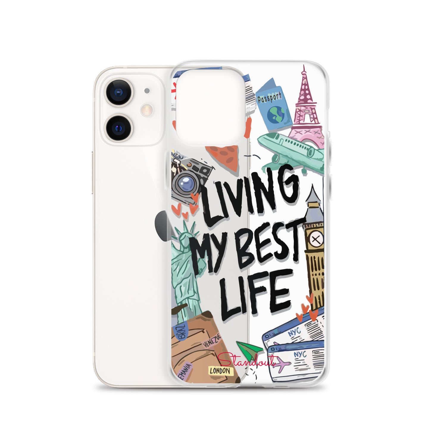 Living my Best Life Clear Case for iPhone® CCI073