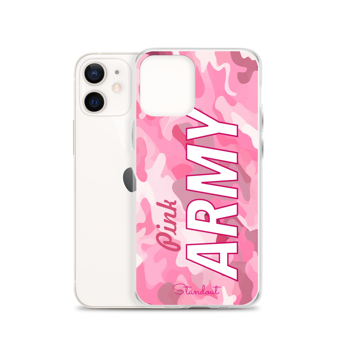 Pink Army Clear Case for iPhone® CCI089