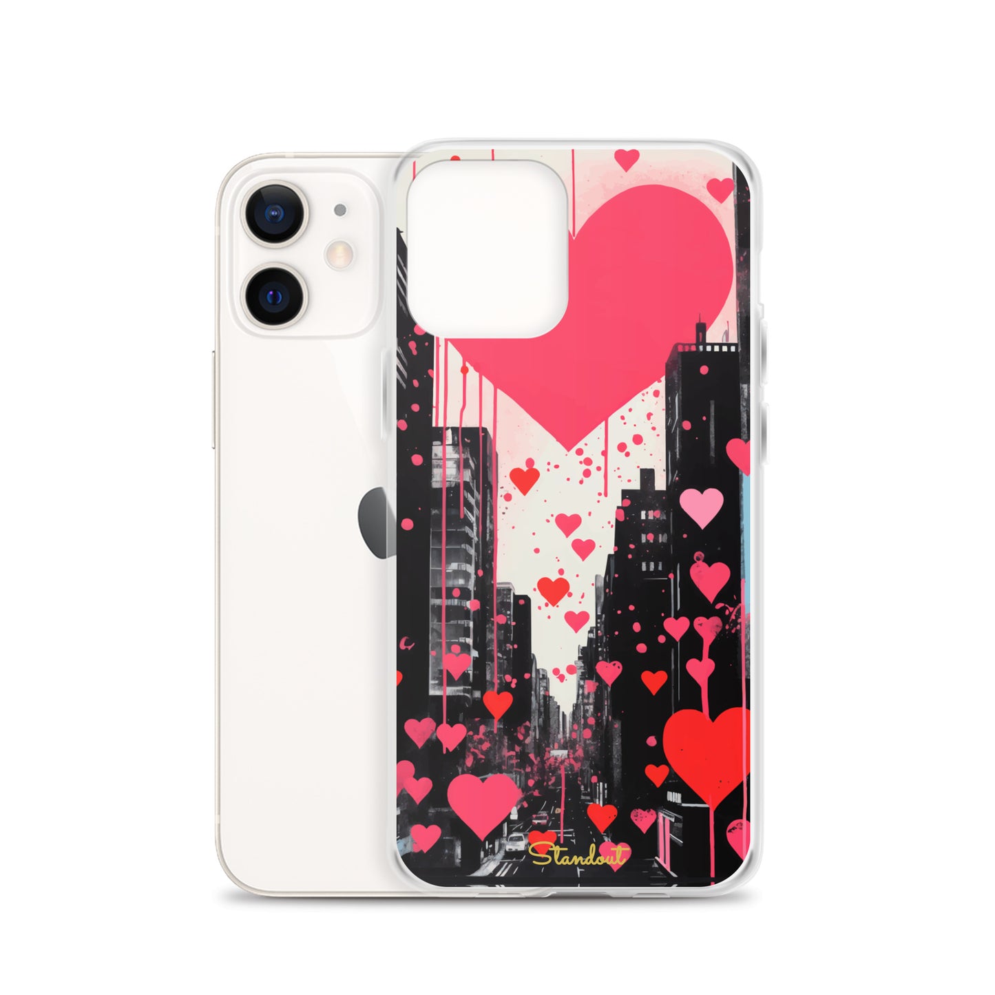 Hearts in the city Clear Case for iPhone®