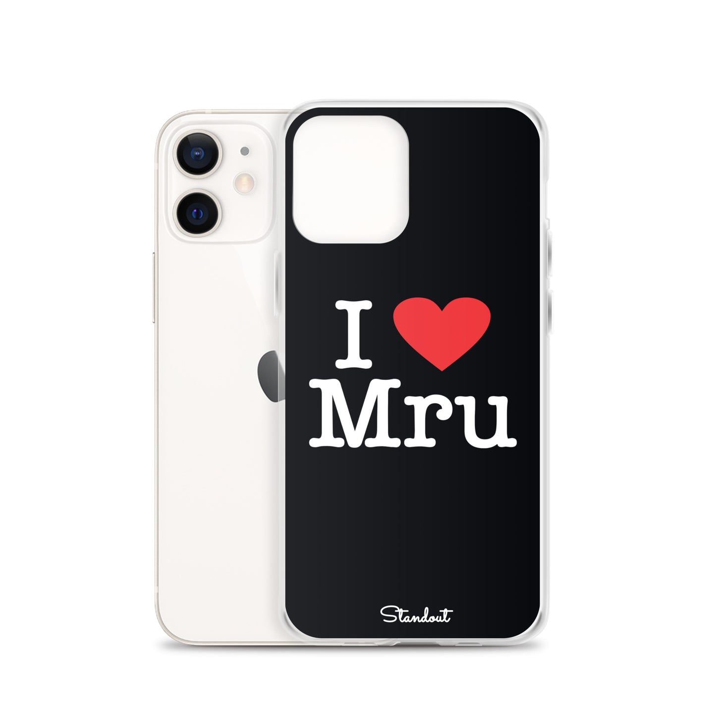 I love Mru original Clear Case for iPhone®